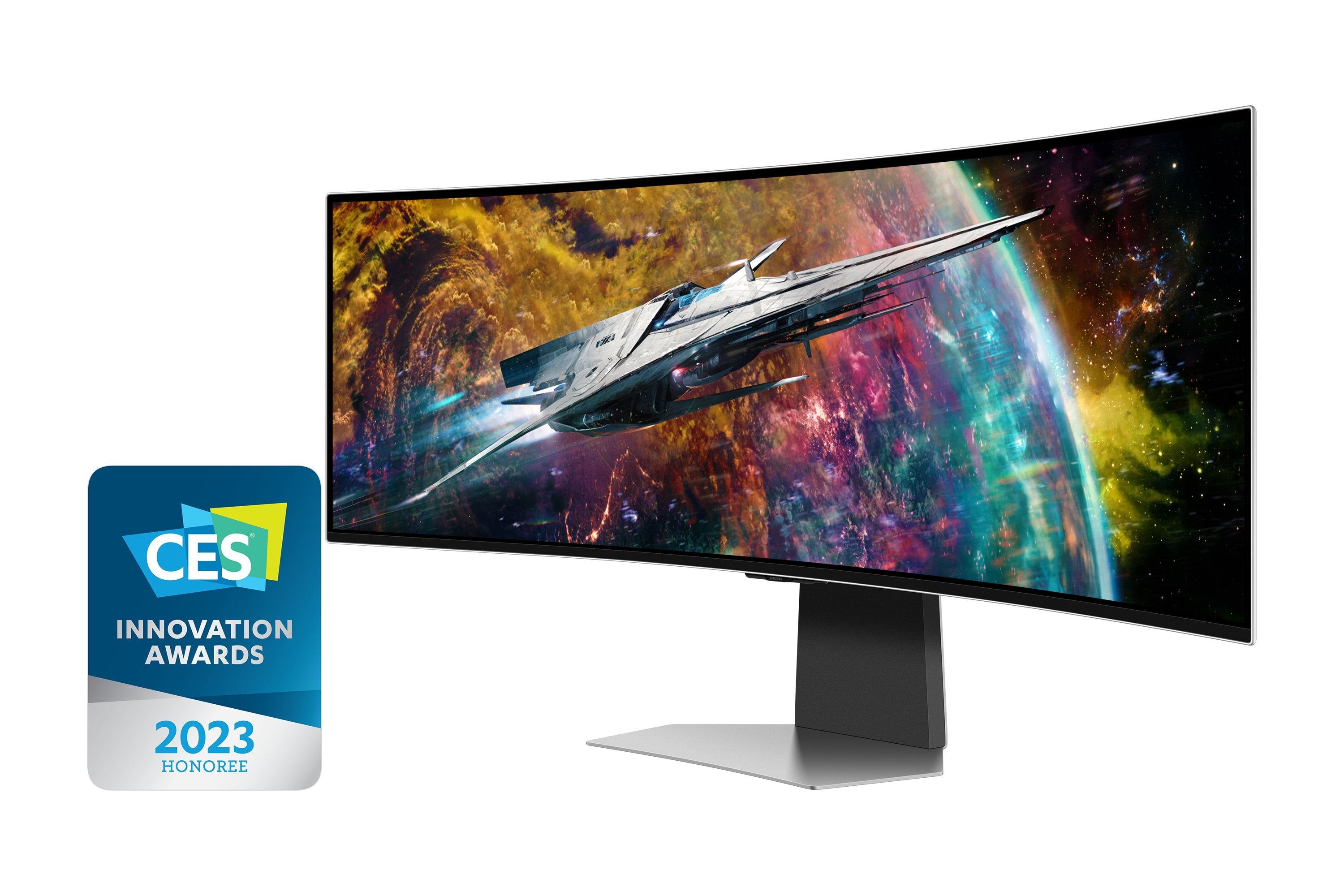EAN 8806094969658 - Samsung G95SC pantalla para PC 124,5 cm (49") 5120 x 1440 Pixeles Dual QHD OLED Plata imagen 6