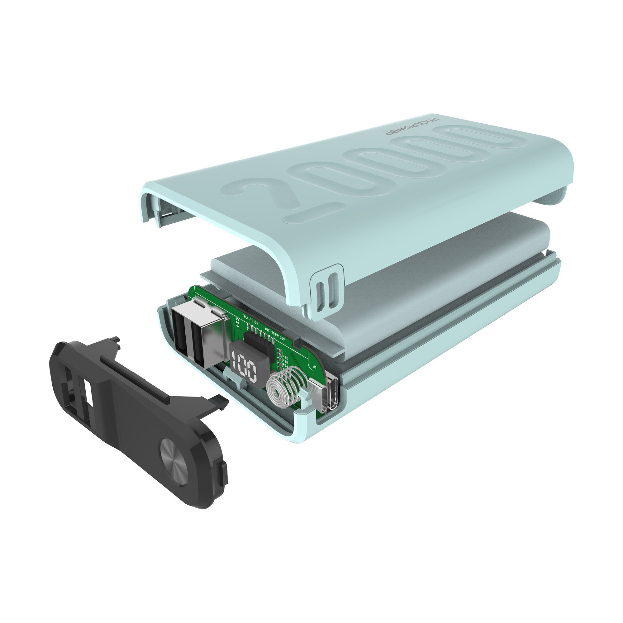Powerbank Realpower Pb-20000 Pd Light Blue