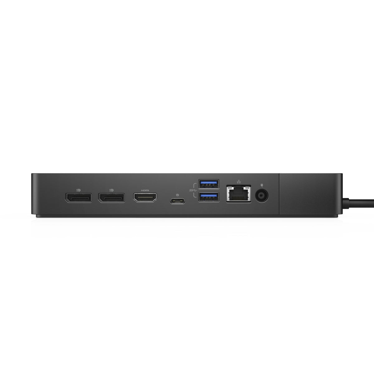 Dell Wd19s-180w Alámbrico Usb 3.2 Gen 2 (3.1 Gen 2) Type-C Negro