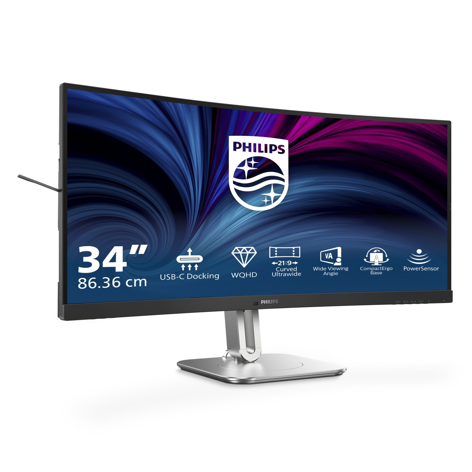 EAN 8712581806040 - Philips 5000 series 34B2U5600C/00 pantalla para PC 86,4 cm (34") 3440 x 1440 Pixeles Dual QHD LCD Gris imagen 2