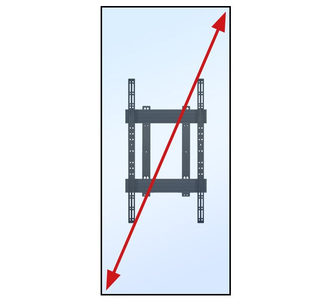Bt9923/B - Xl Portrait Wall Mount For Ultrawide [21:9] Displays