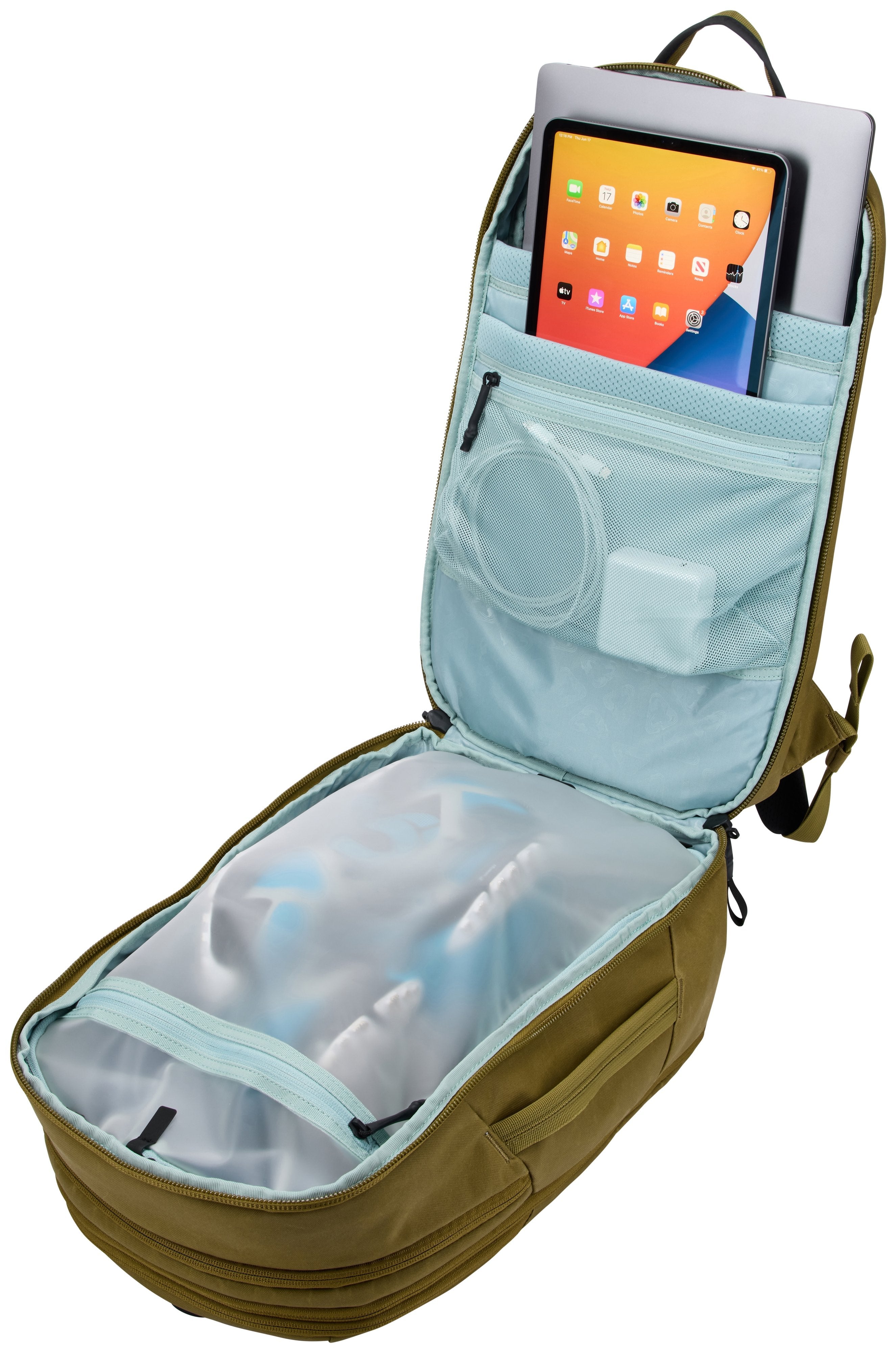 Mochila Thule Aion Tatb128 - Nutria Caqui Poliéster