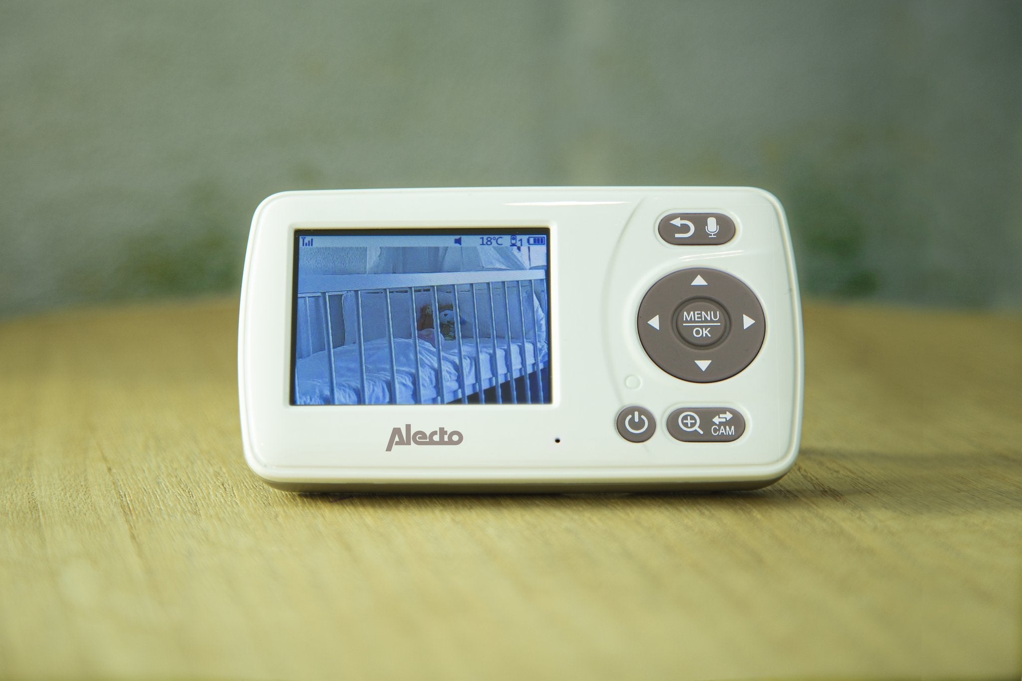 EAN 8712412585823 - Alecto DVM-71 video-monitor para bebés Gris pardo, Blanco imagen 4