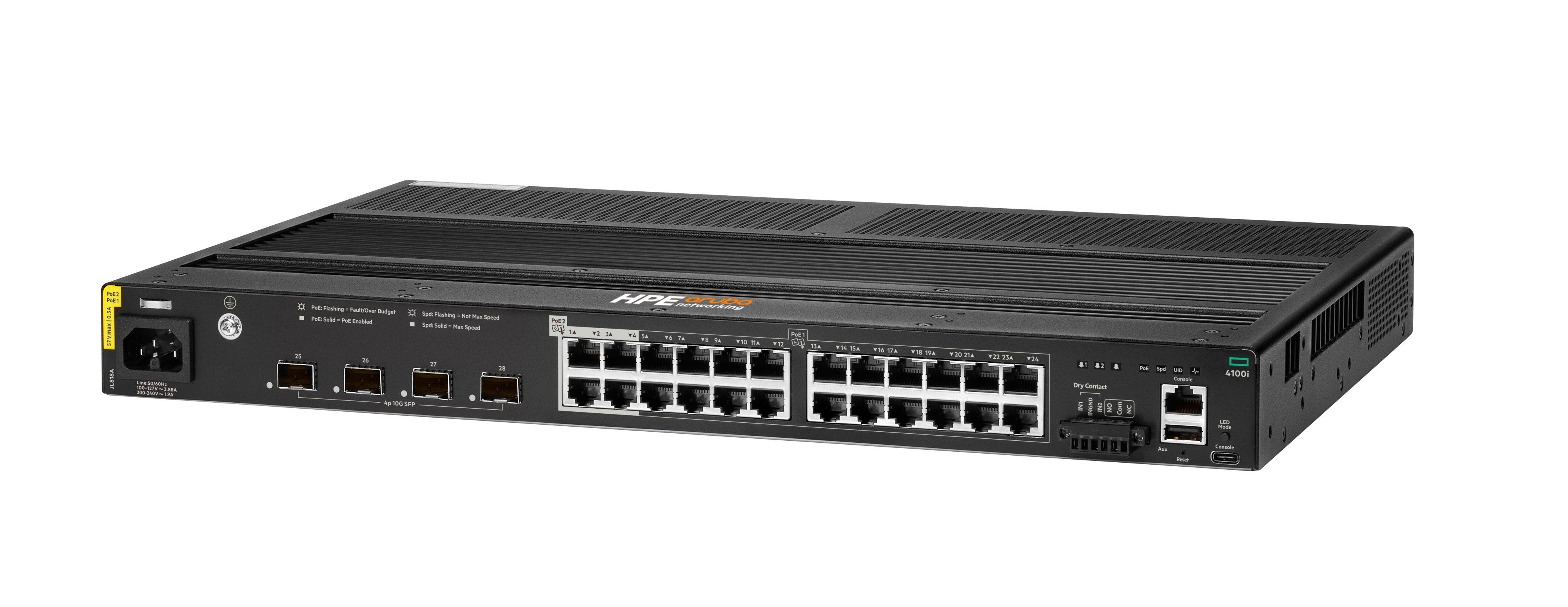 EAN 190017486888 - HPE Aruba Networking CX 4100i 24p 1GbE 20p Class4 POE and 4p Class6 PoE 4p SFP+ Switch imagen 2