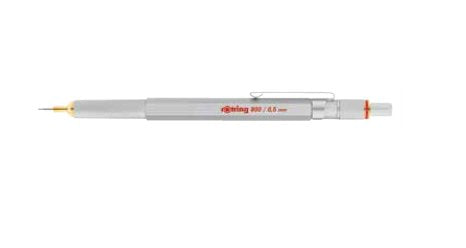Rotring Lápiz Fino Plata 800 0,5 Caja Regalo