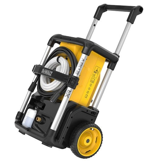 Hidrolimpiadora De Alta Presión Inalámbrica Dewalt Dcmpw1600n-Xj Negra/Amarilla, Versión Básica, 2x 18v, Sin Batería Ni Cargador Dcmpw1600n-Xj