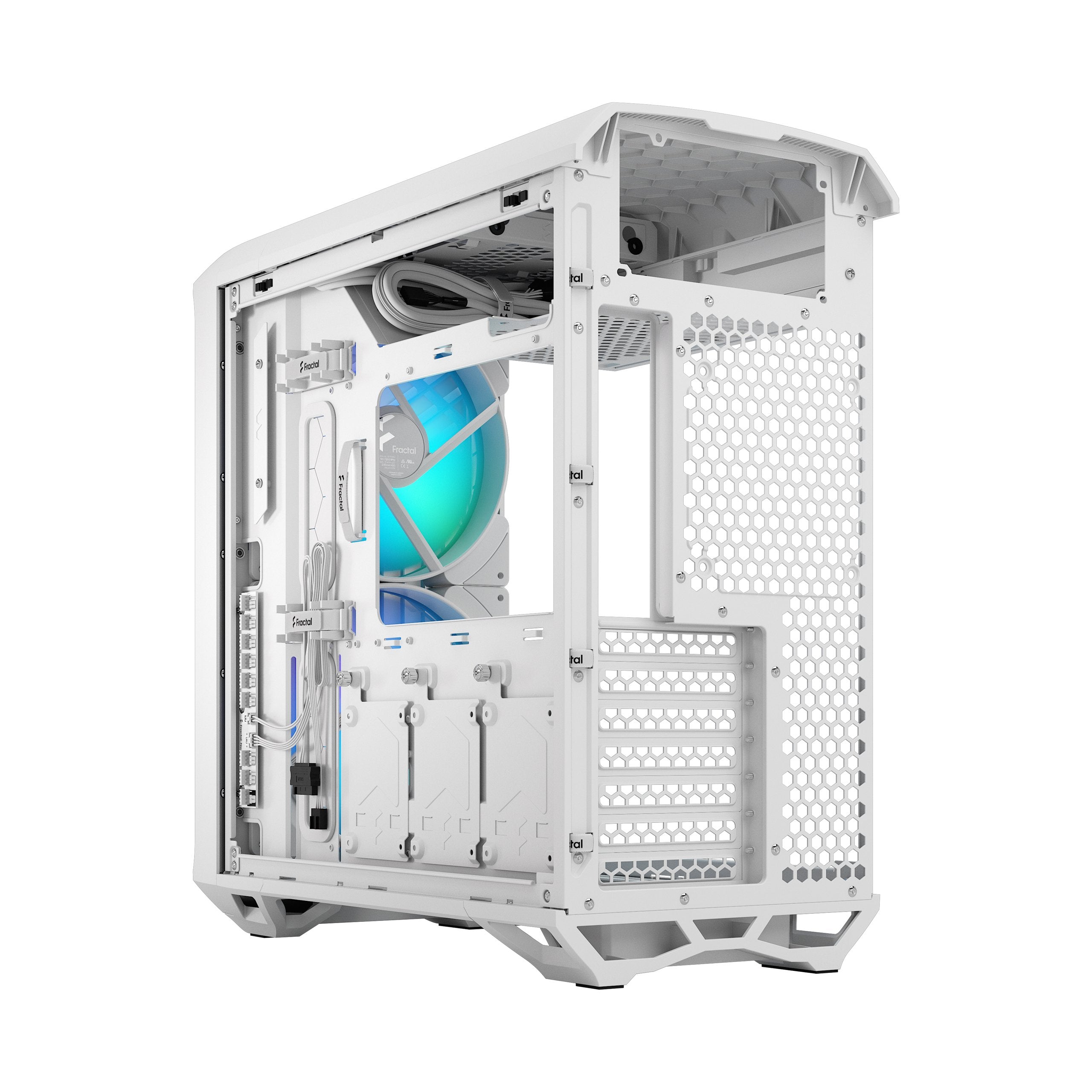 Caja Pc Fractal Design Compact Rgb White Tg Clear, Tower-Gehäuse Fd-C-Tor1c-05