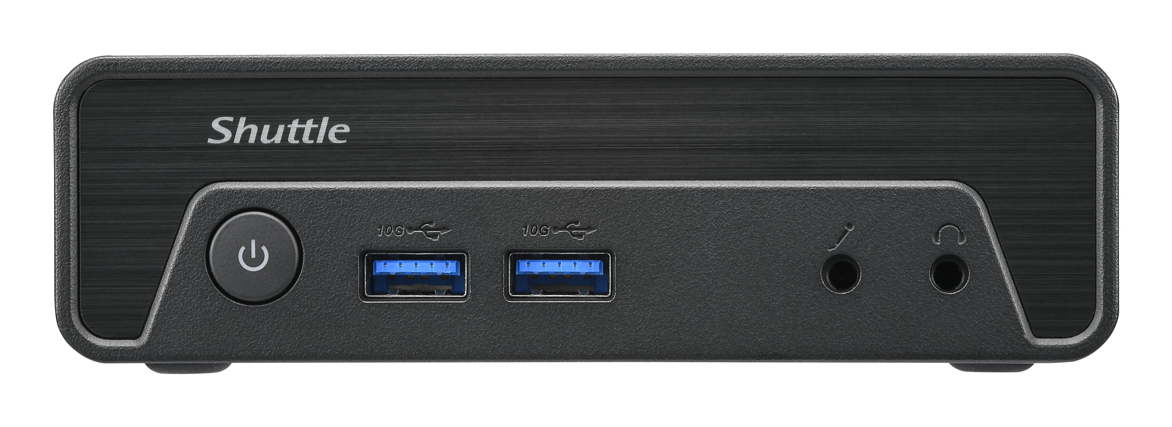 EAN 4046047104413 - Shuttle NE1010XA PCs/estación de trabajo Intel® N N100 8 GB DDR4-SDRAM 250 GB SSD Slim PC Mini PC Negro imagen 5
