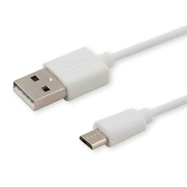 Savio Cl-124 Cable Usb 2 M 2.0 Usb A Micro-Usb B Blanco