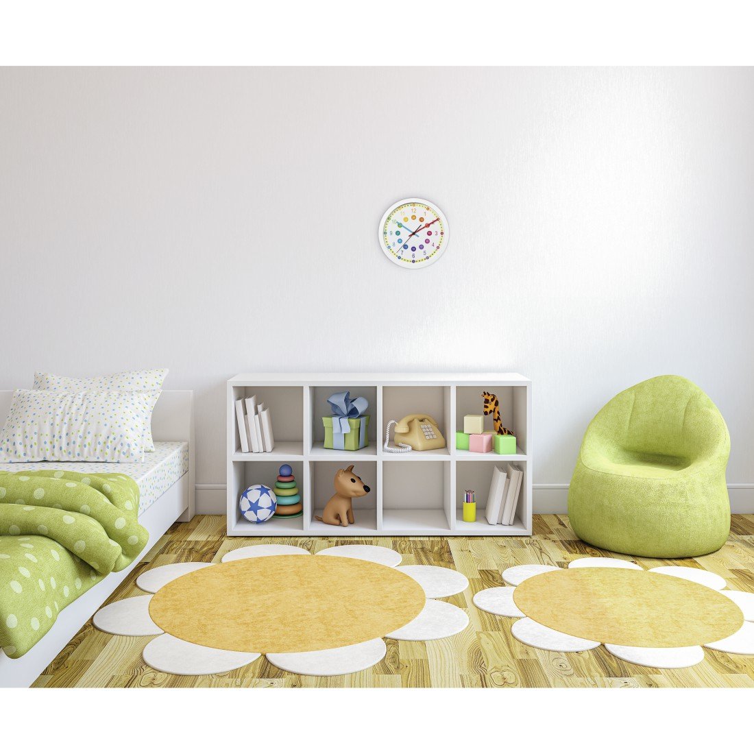 EAN 4047443422576 - Hama Easy Learning Reloj de cuarzo Círculo Multicolor, Blanco imagen 4