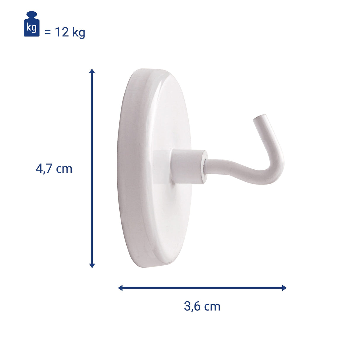 EAN 4002390022545 - MAUL 6159002 gancho para almacenamiento Interior Gancho universal Blanco imagen 8