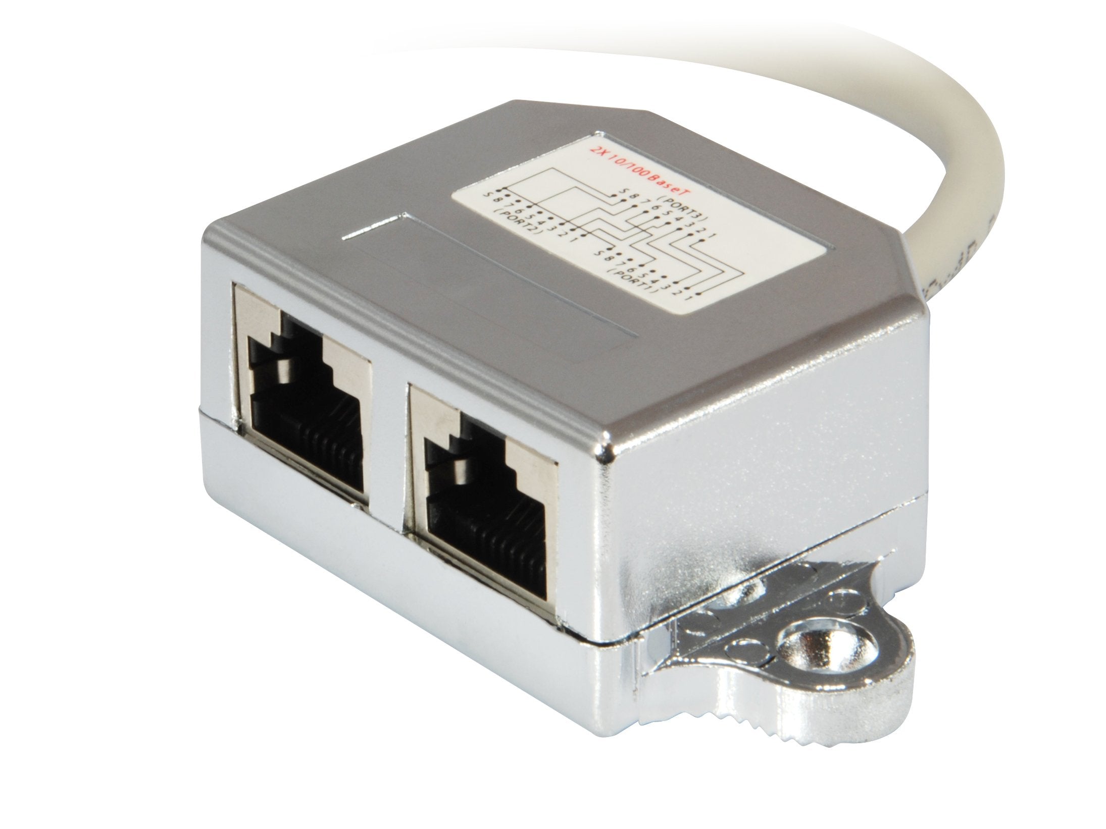 Equip Splitter C5 1xrj45 2xrj45 M/H 0,15m