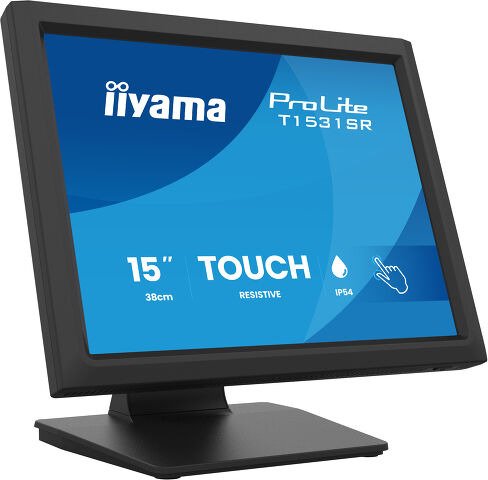 Pantalla Iiyama 15 Negro Táctil Resistive Dalle Va 1024x768 4:3 350cd/M  18ms Haut