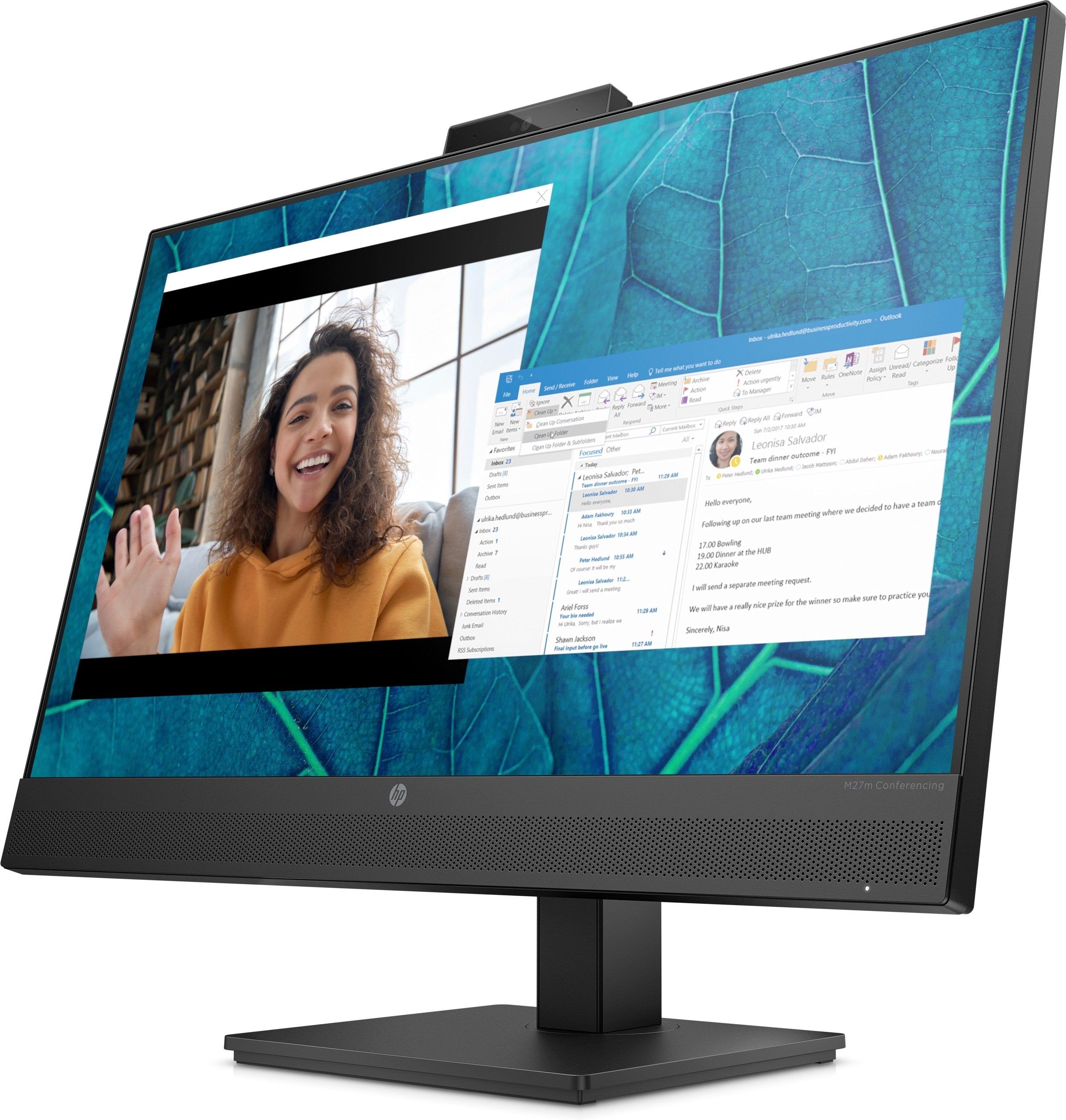 Monitor Hp M27m 68,6 Cm (27") 1920 X 1080 Píxeles Full Hd Negro