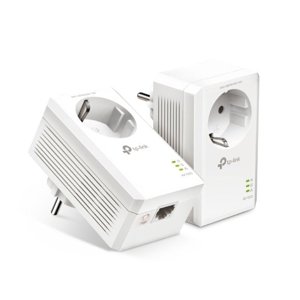 Tp-Link Av1000 Passthrough Powerline Kit Broadcom 1 Gigabit Port