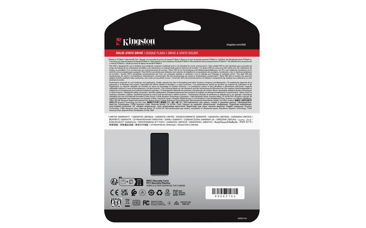 EAN 0740617261219 - Kingston Technology A400 240 GB 2.5" Serial ATA III TLC imagen 4