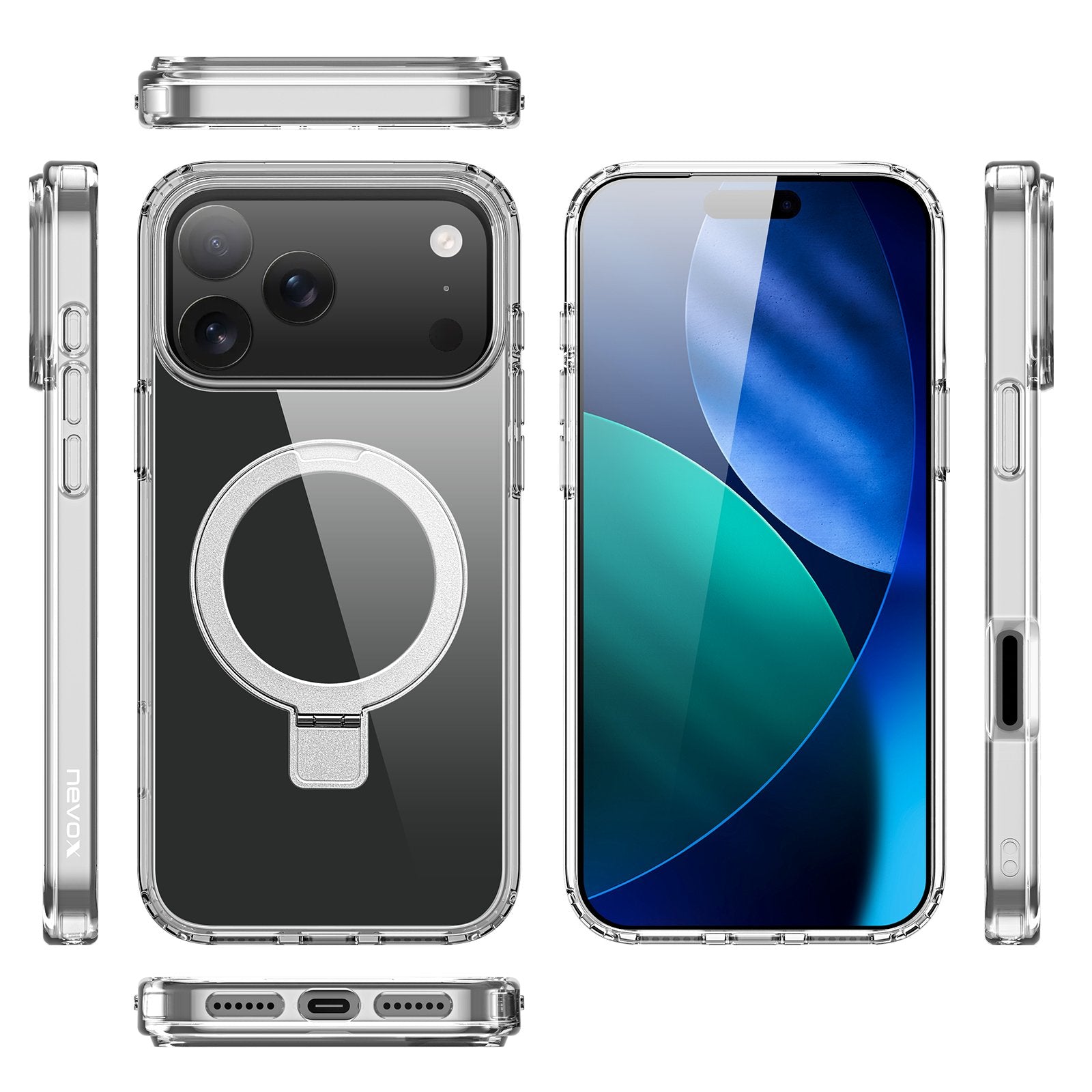 Nevox Styleshell Shockflex Iphone 17 Pro Max Kompatibel A Magsafe Transparente