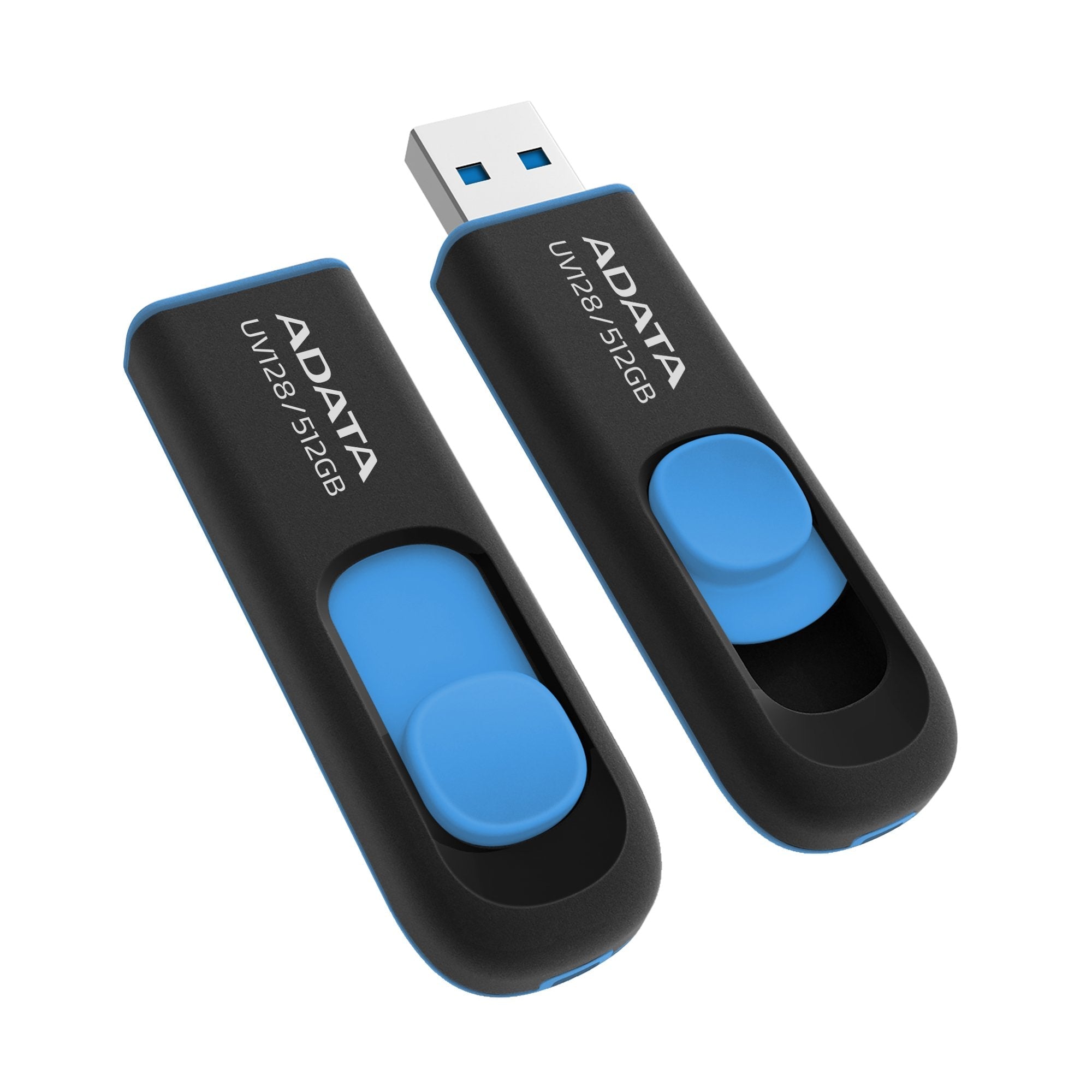 EAN 4711085942326 - ADATA UV128 unidad flash USB 512 GB USB tipo A 3.2 Gen 1 (3.1 Gen 1) Negro, Azul imagen 2