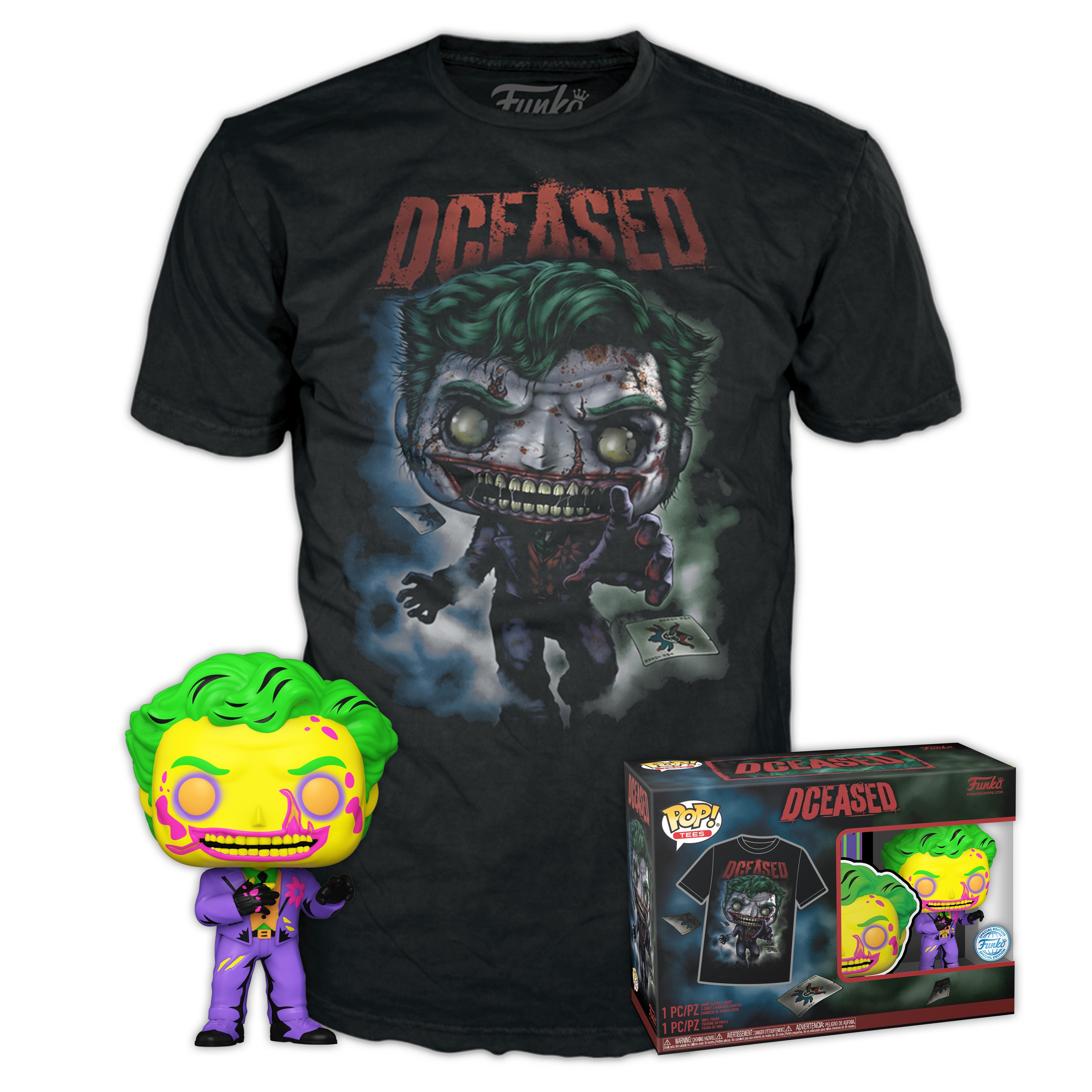 EAN 0889698745482 - FUNKO POP! & TEE Joker CC imagen 1
