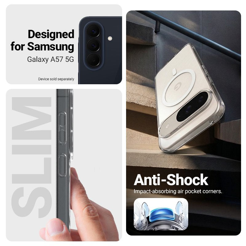 Etui Hybrid Clear Magnetic Magsafe Samsung Galaxy A57 Przezroczyste