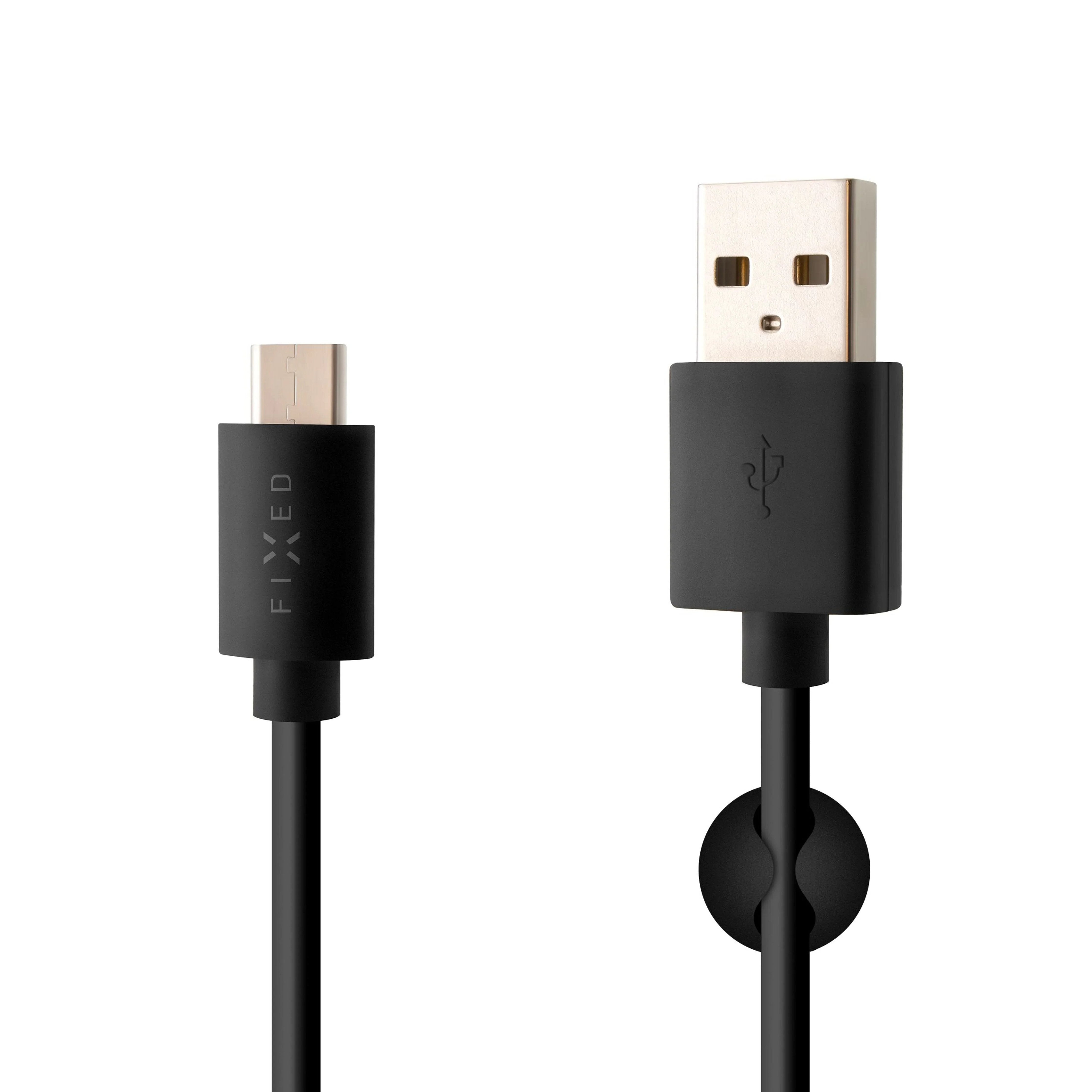 EAN 8591680085491 - FIXED FIXD-UC2M-BK cable USB 2 m USB A USB C 4,8 Gbit/s Negro imagen 1