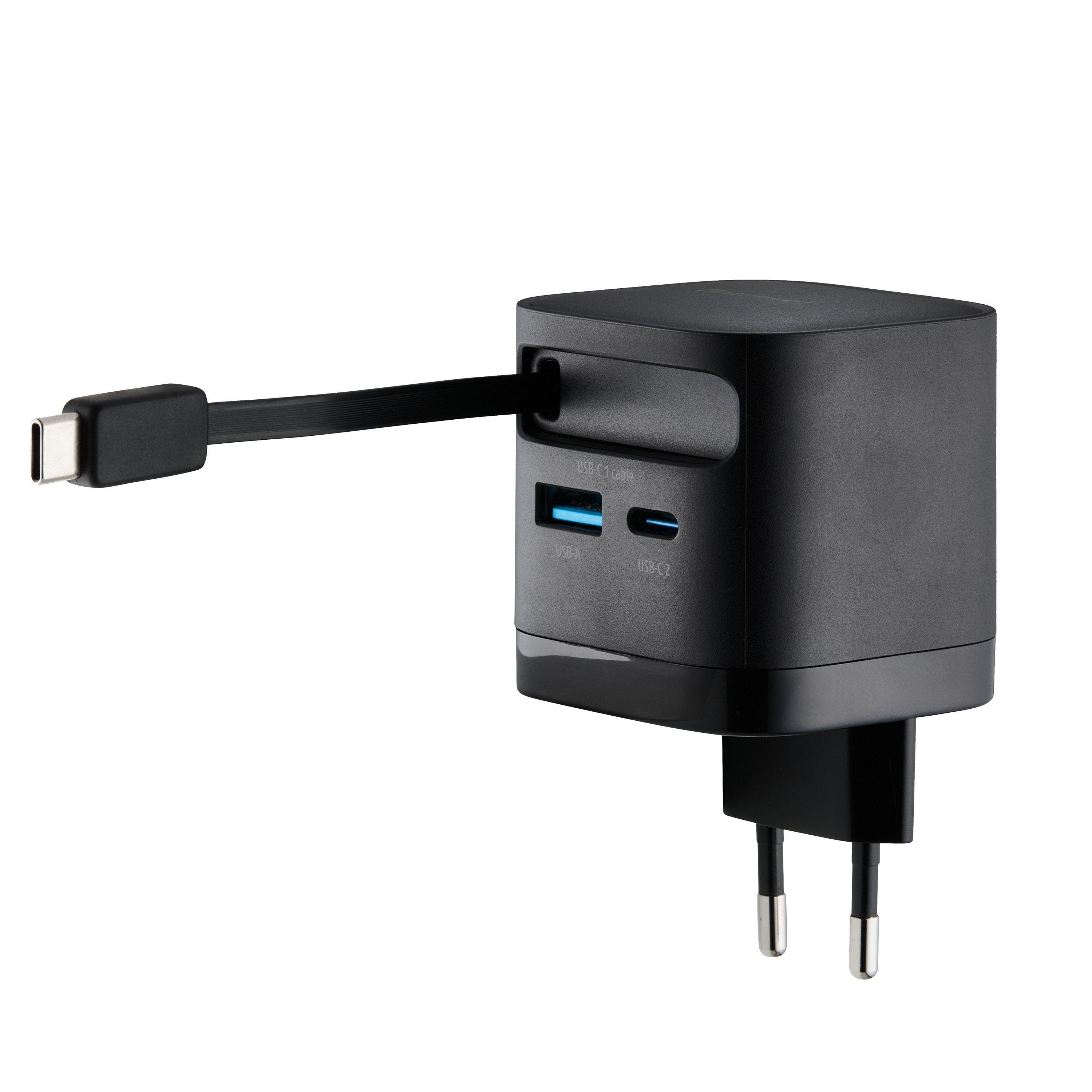 Intenso Compact Fam Charger 65w Usb-C Usb-A Negro