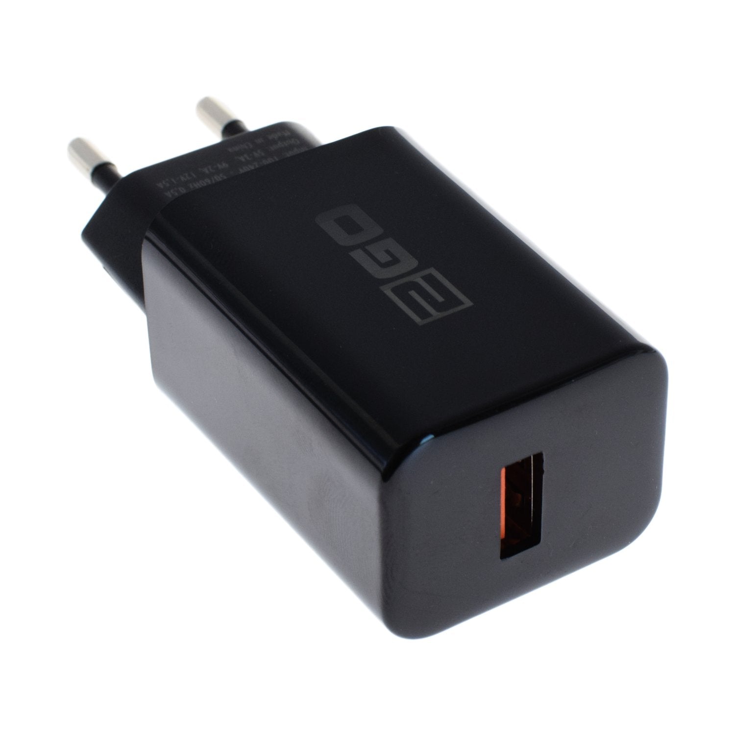Cargador Rápido 2go 1x Universal 18w Negro
