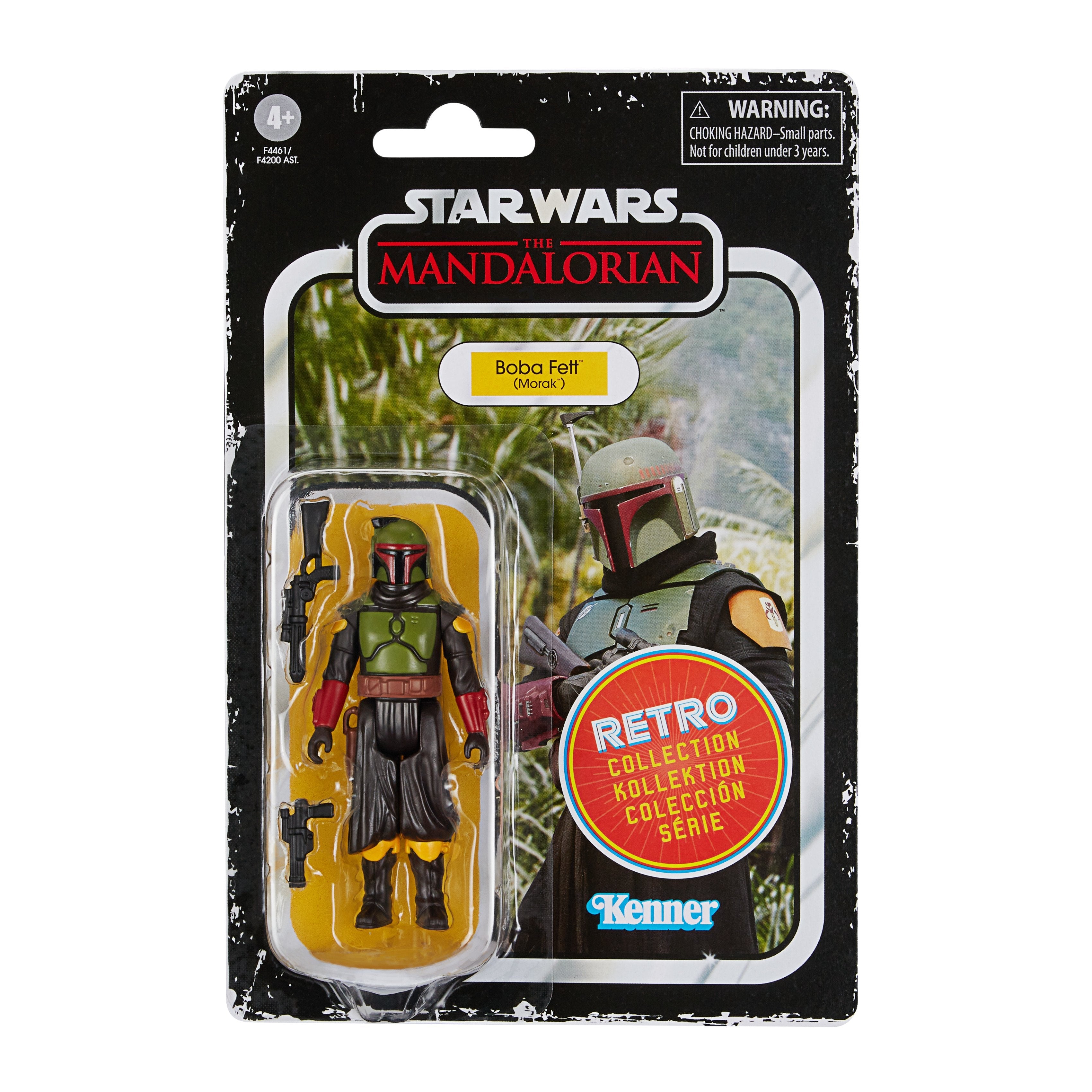 Figura Vin Boba Fett Morak Fig 9,5 Cm Sw The Mandalorian Retro Collection F44615x0