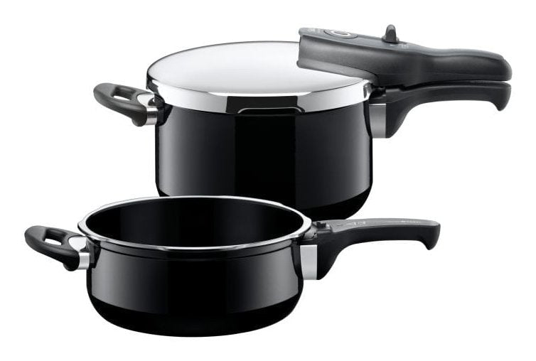Silit Silargan Sicomatic T-Plus Schnellkochtopf-Set (Negro, Ø 22 Cm, 4,5 L Y 3,0 L) 2129304111