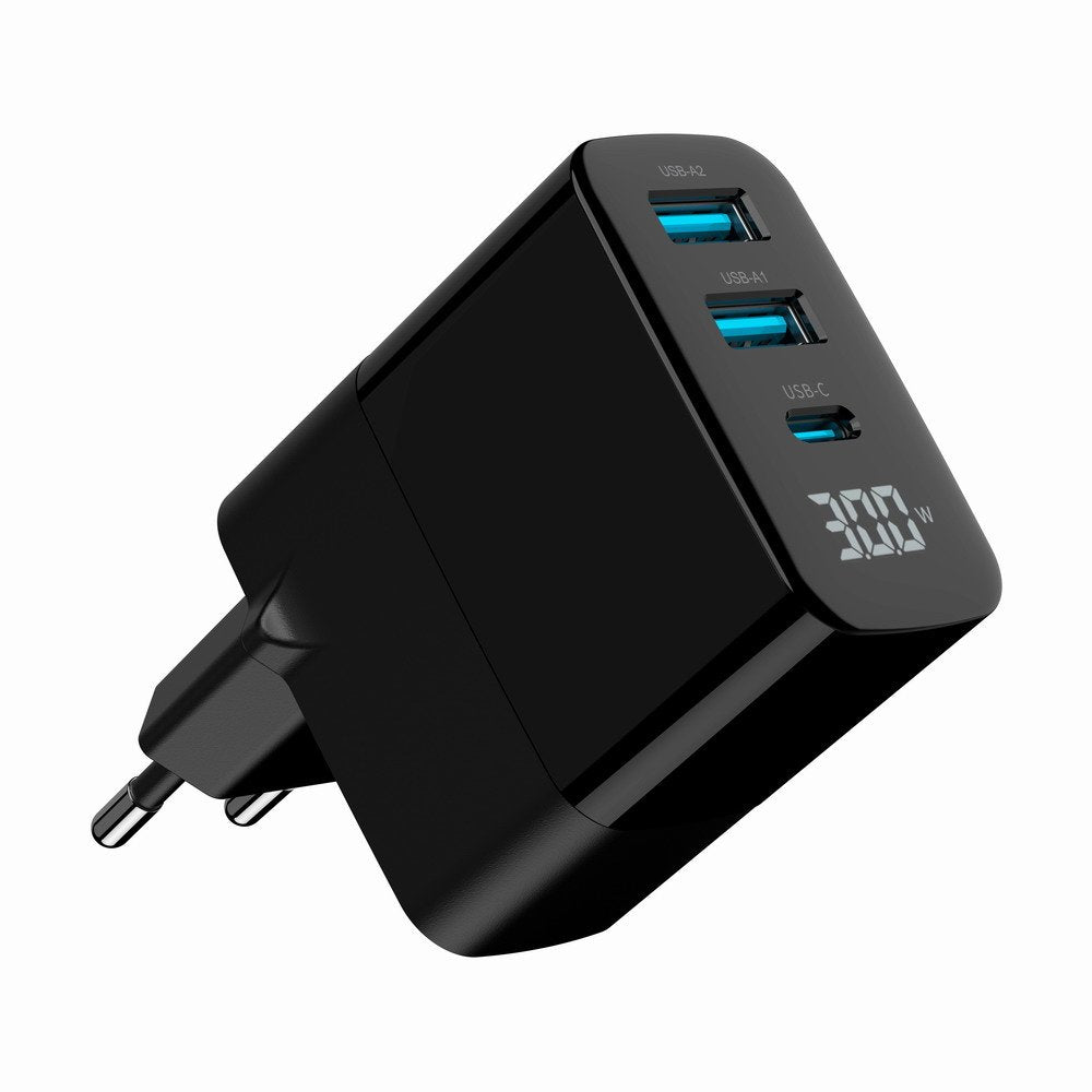 EAN 8716309129626 - Gembird TA-UC-PDQC30LCD-BK-02 cargador de dispositivo móvil Universal Negro Corriente alterna Carga rápid imagen 4