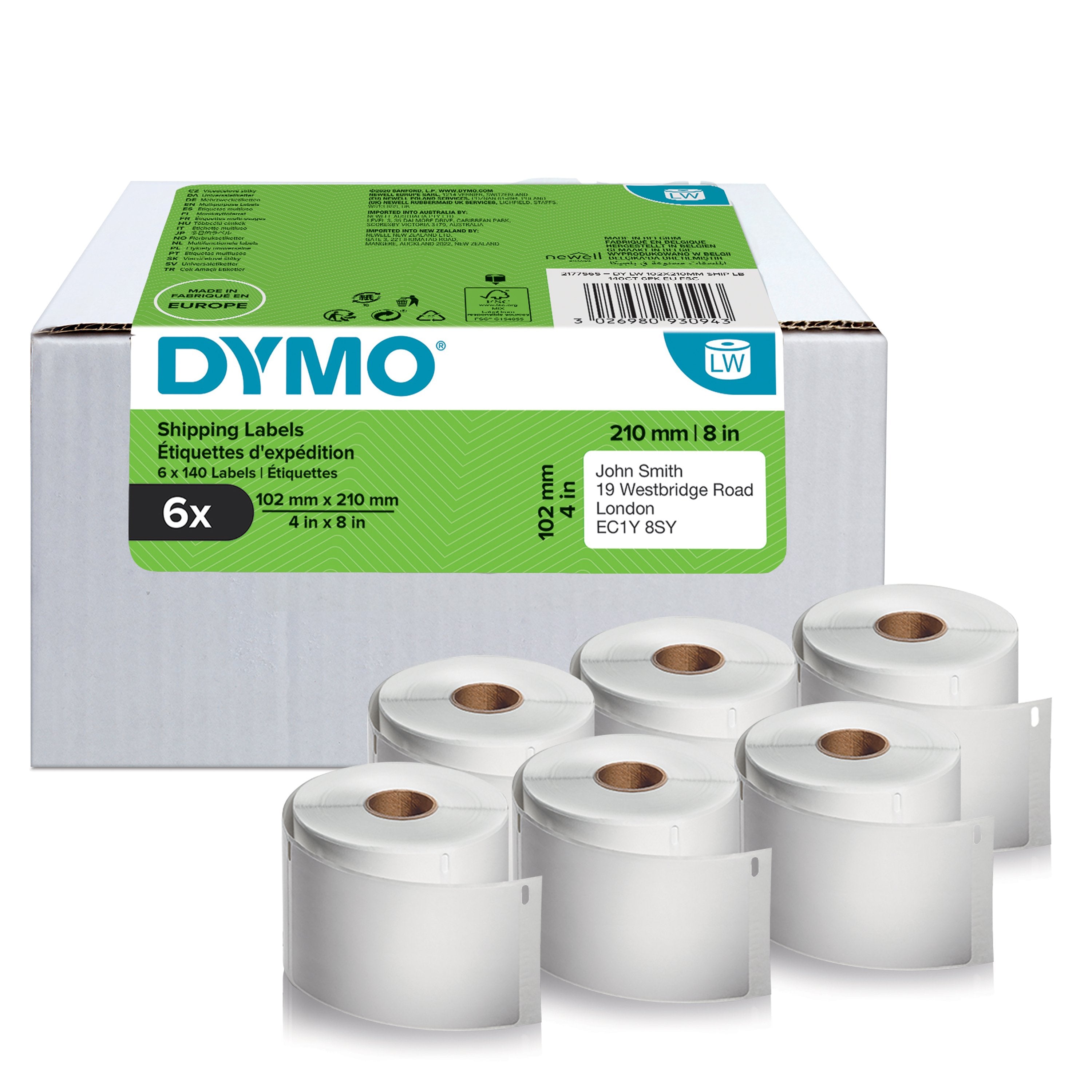 EAN 3026981775659 - DYMO 2177565 etiqueta de impresora Etiqueta para impresora autoadhesiva imagen 2