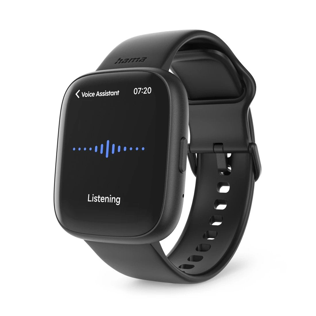 Smartwatch Hama 4000 Lcd 1.65" Ip68 Diferentes Sensores Salud Negro