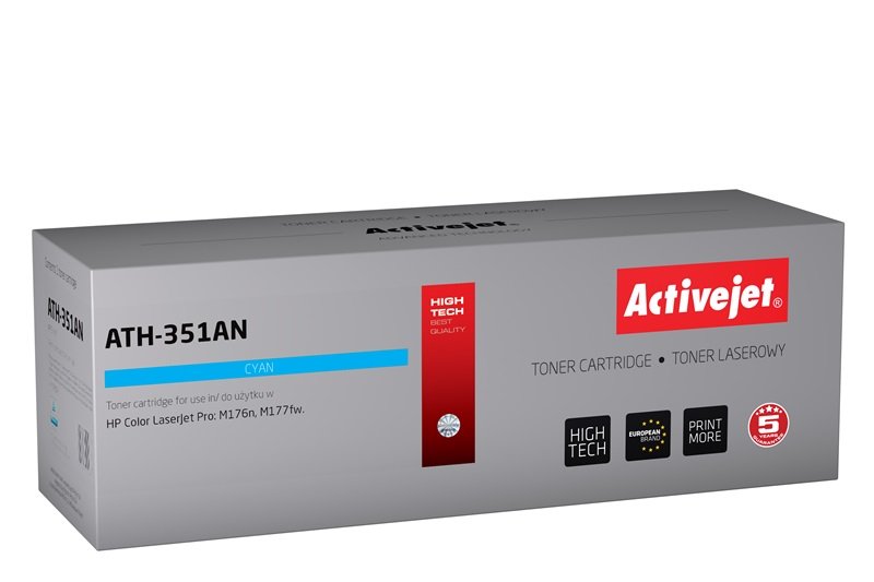 EAN 5901443100287 - Activejet ATH-351AN cartucho de tóner 1 pieza(s) Compatible Cian imagen 1