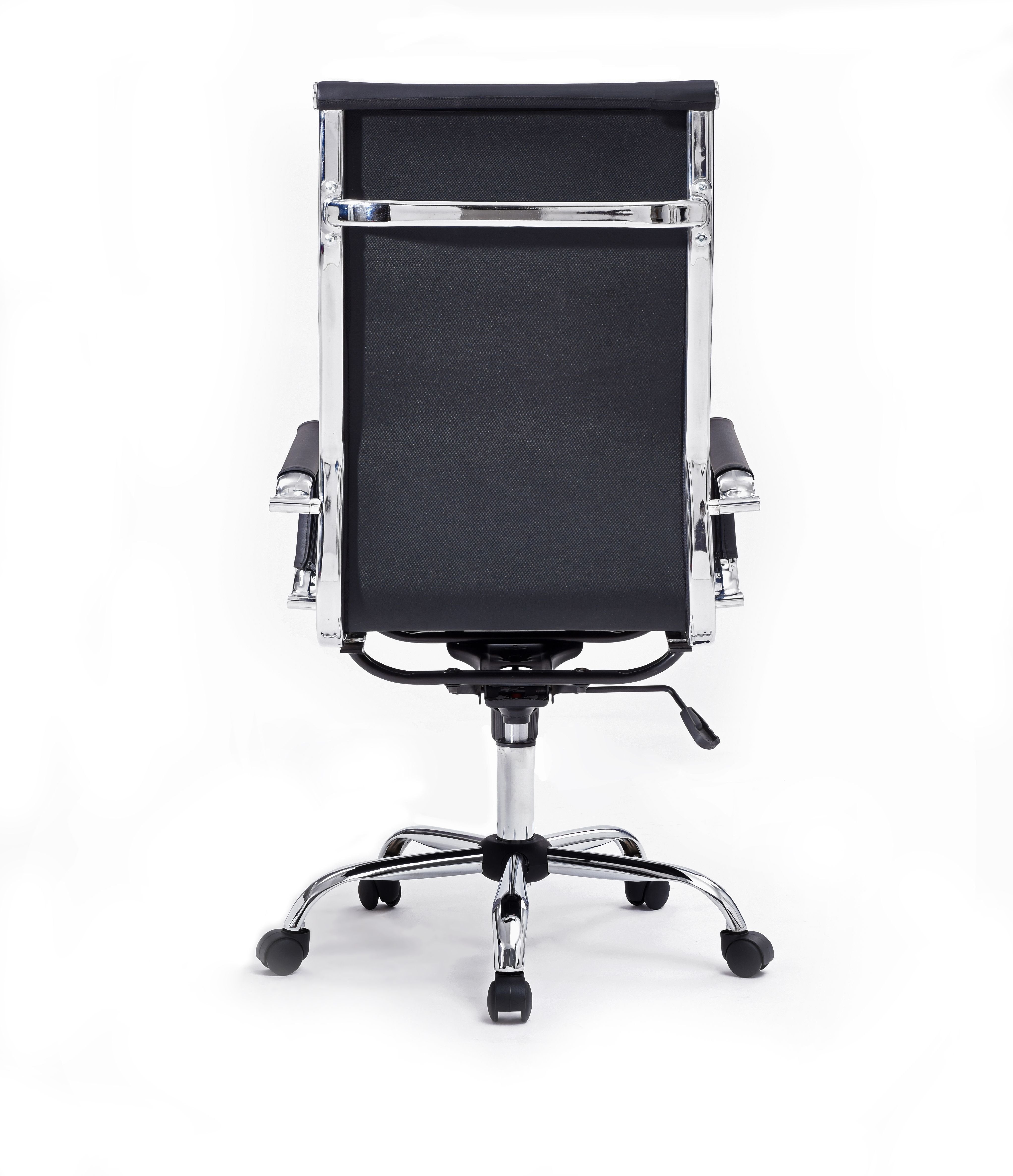 Silla De Oficina Equip Respaldo Alto Color Negro Recubrimiento Pu De Alta Calidaddiseño Ergonomico