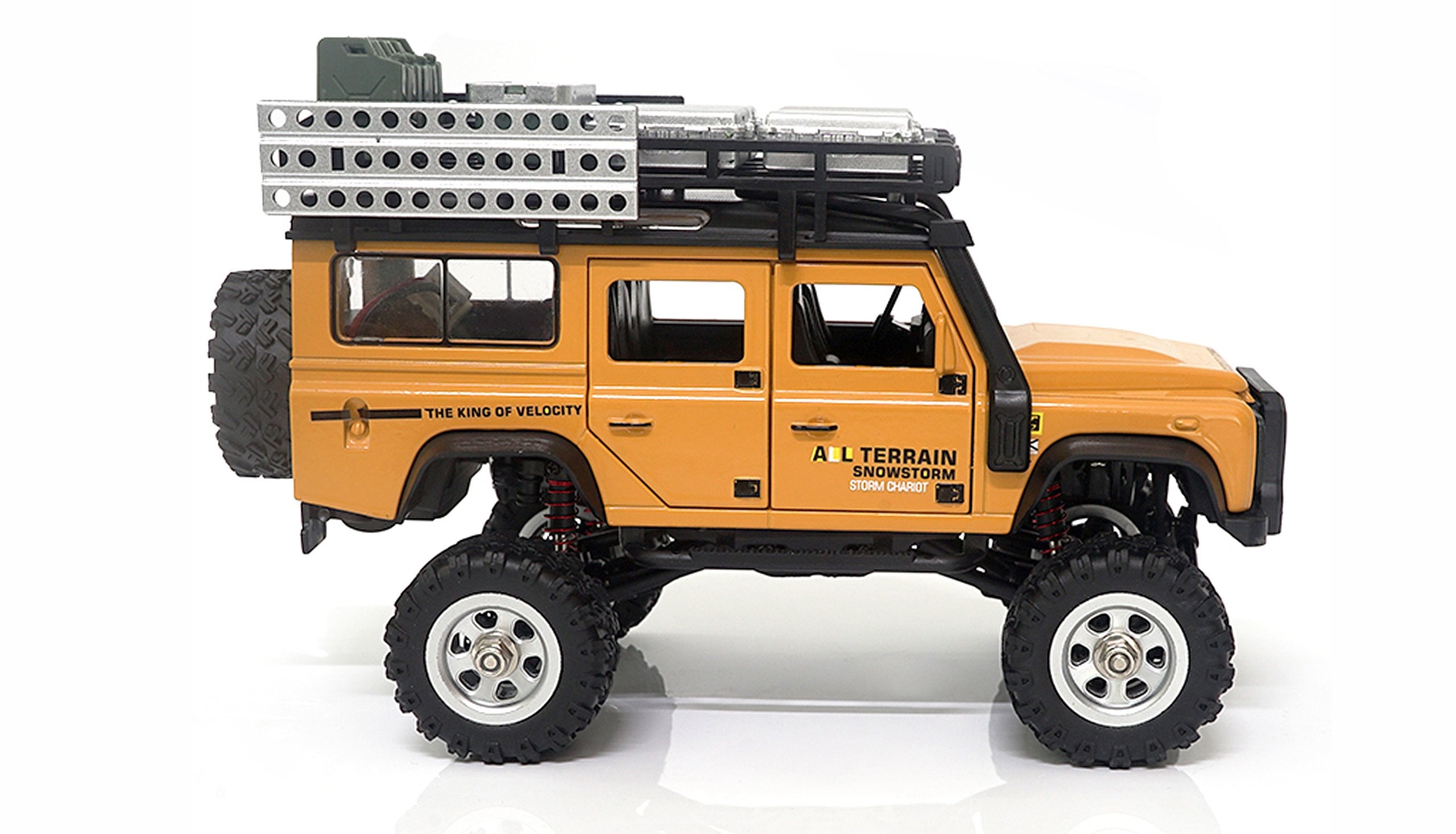 Amewi Rc Auto D90x28 Crawler 4wd Li-Po Akku 300mah Amarillo 8+