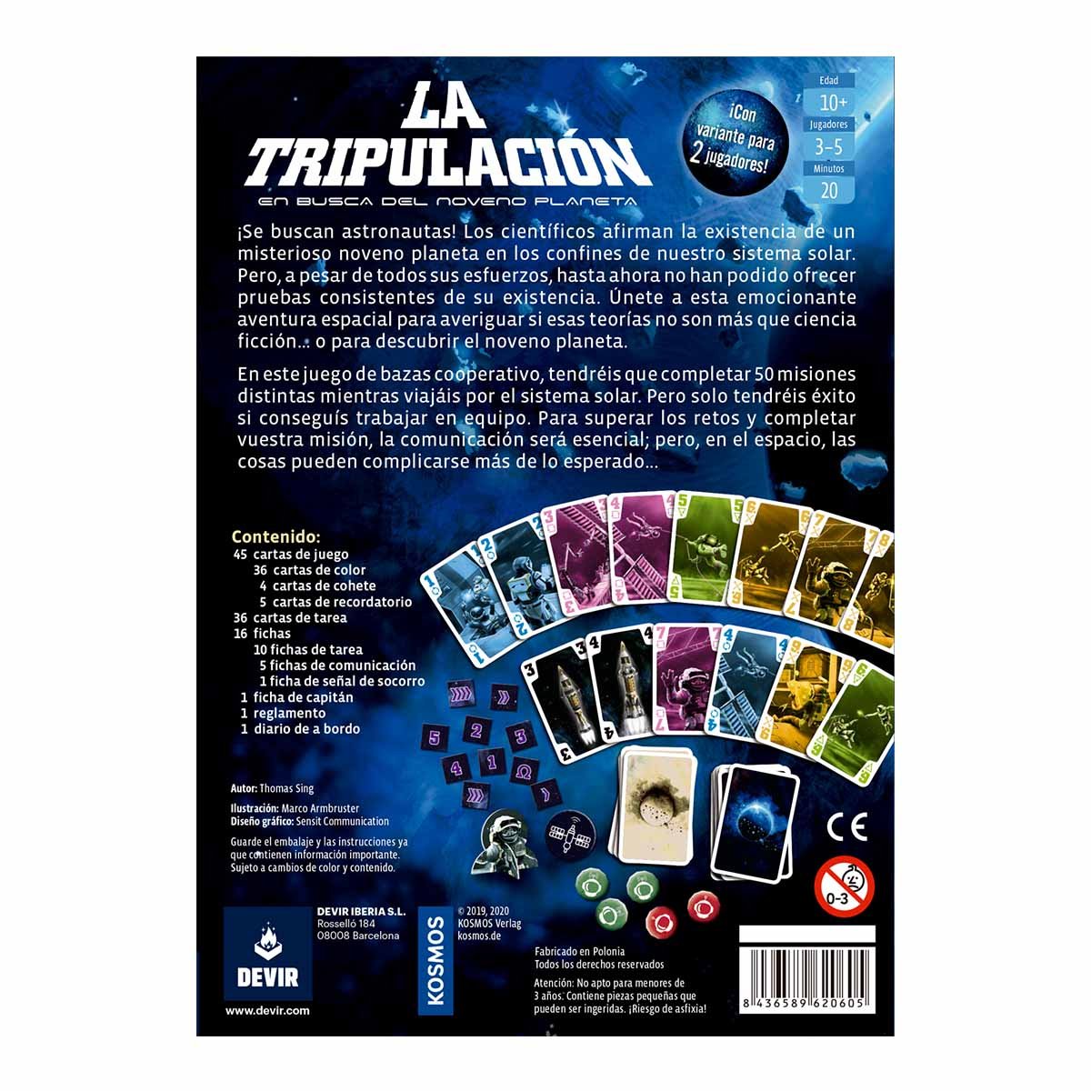 EAN 8436589620605 - Devir La Tripulación 15 min Juego De Cartas Juego de bazas imagen 5