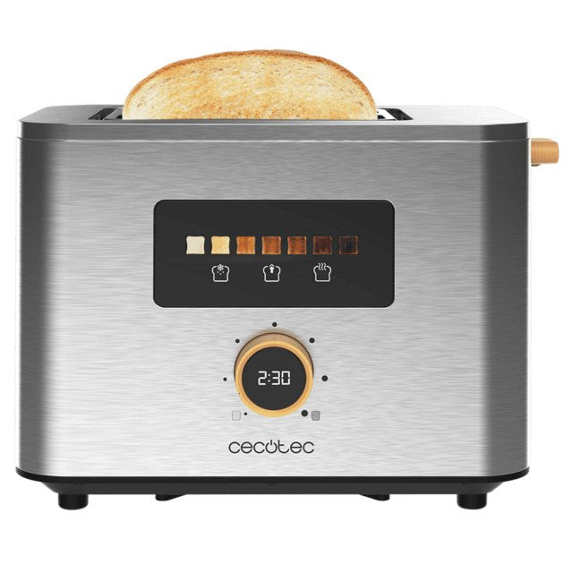 Tostadora Cecotec 04843 7 2 Rebanada(S) 950 W Acero Inoxidable