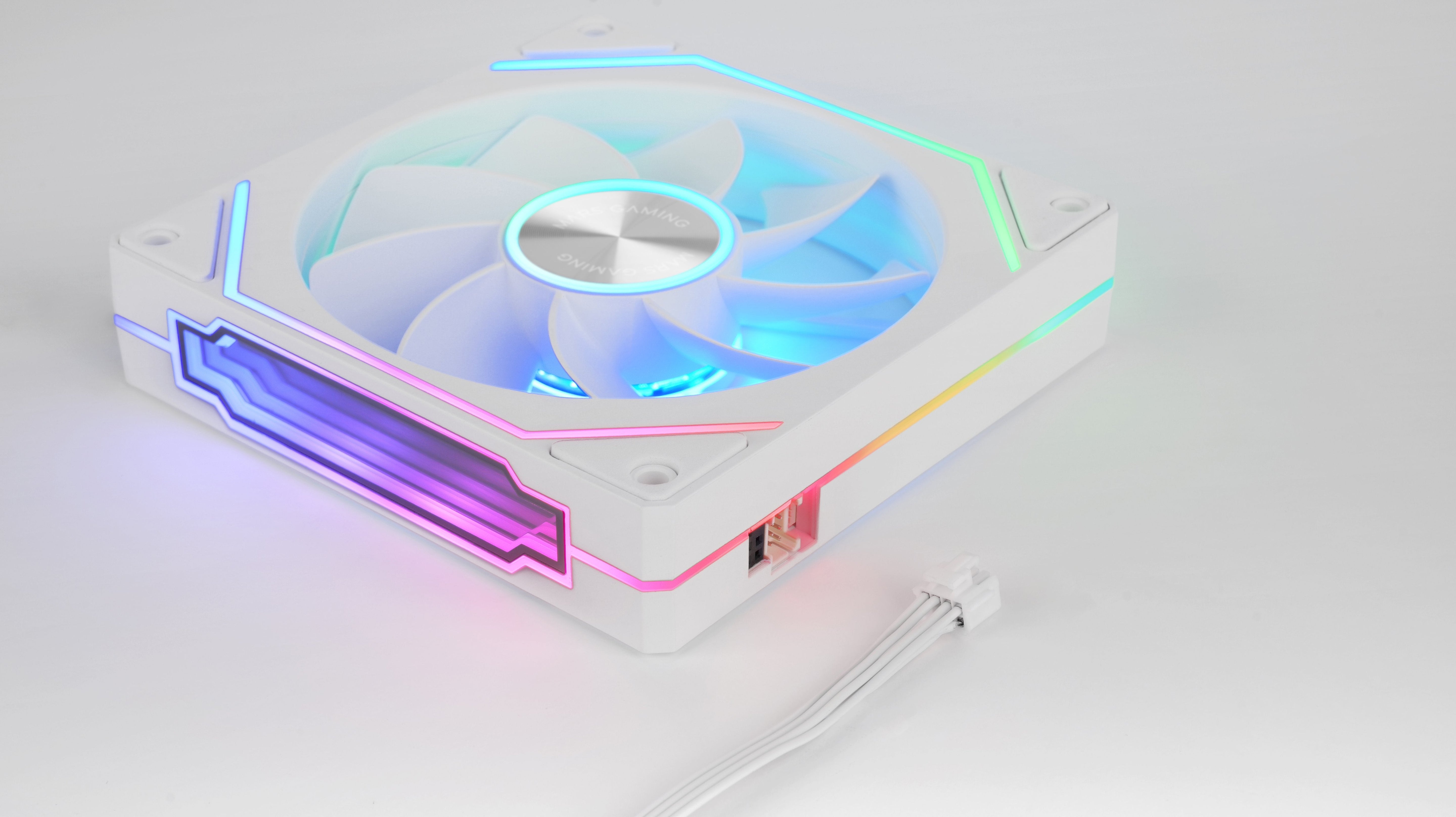 Pack 3 Ventiladores Invertidos Mars Gaming Mf-Linkfinitykit2r 12cm Argb Blancos