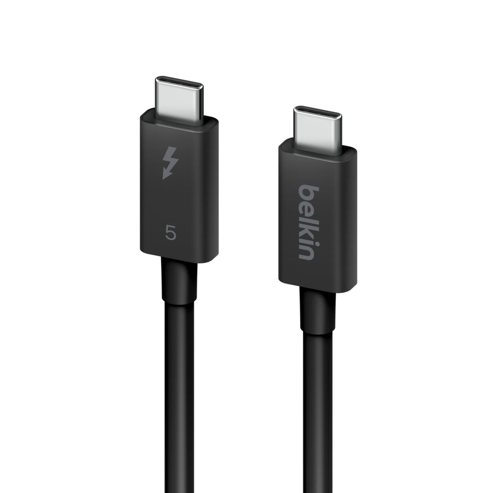 Cable Usb-C A Usb-C Belkin Inz005hq1mbk Thunderbolt 5 240w 8k 1m Color Negro