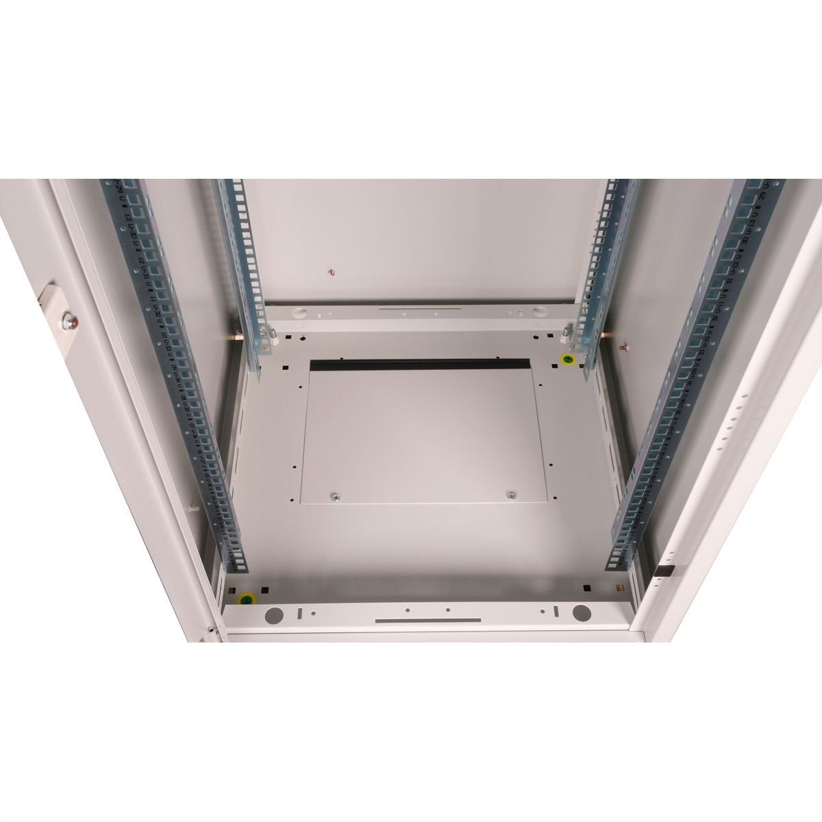 Roline 19-Zoll Netzwerkschrank Basic 42 He, 600x600 Bxt Glastr Grau