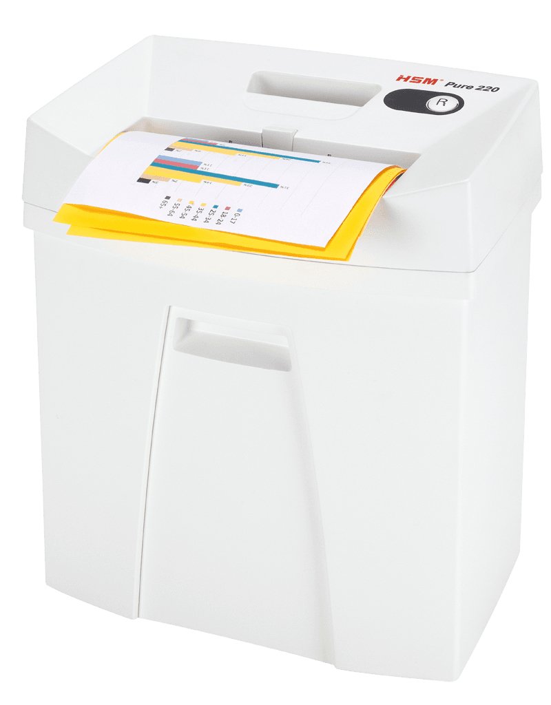 EAN 4026631053891 - HSM Pure 220 triturador de papel Corte en partículas 22,5 cm Blanco imagen 4