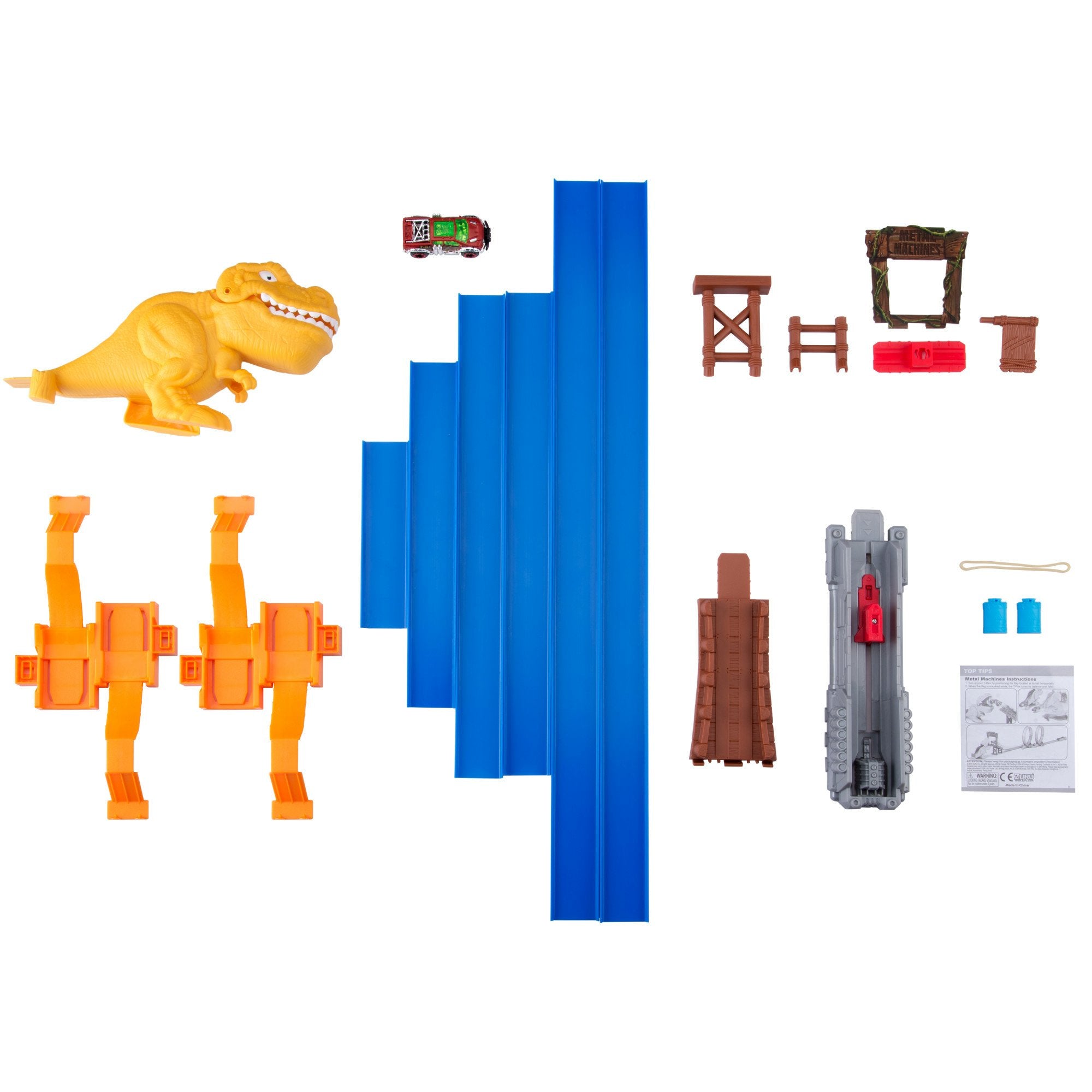 Zumu Metal Machines - Game Set T -Rex Attack Pielkrack Con Looping + Car 6946441305240.0