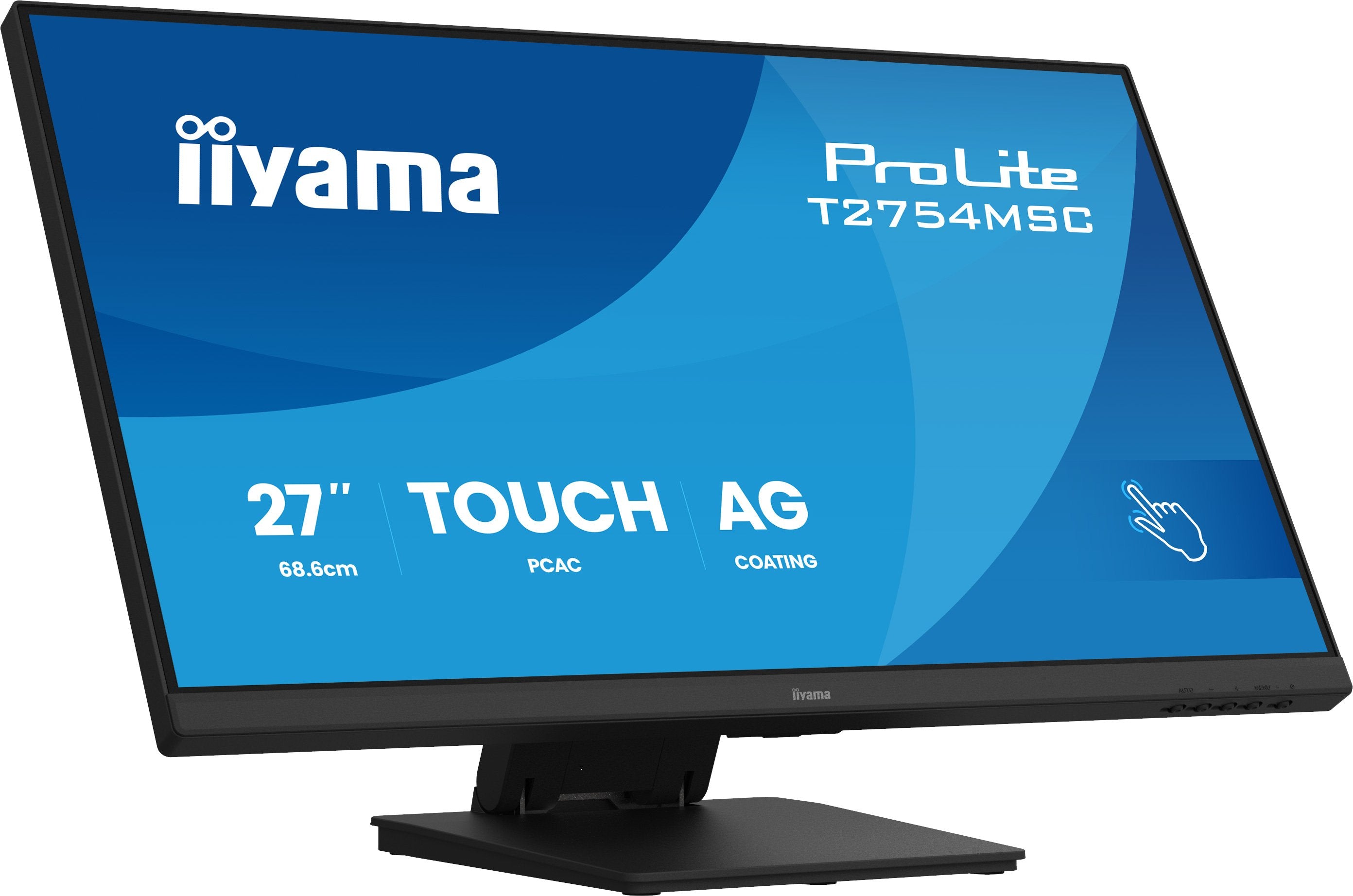 Iiyama 68.6cm 27" T2754msc-B2ag 16:9 M-Touch Vga+Hdmi