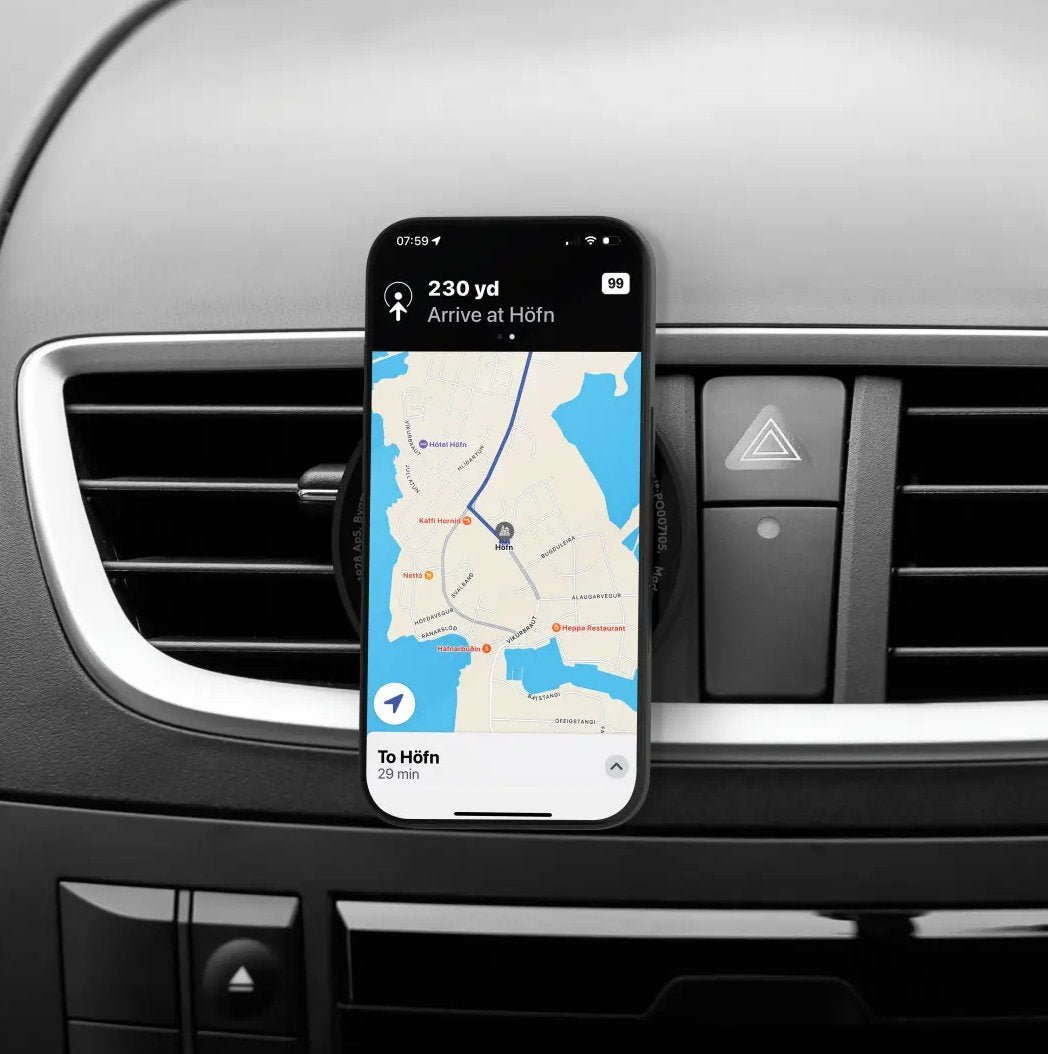 Re-Charge-Car Holder-Vent-Magnetic-Blk