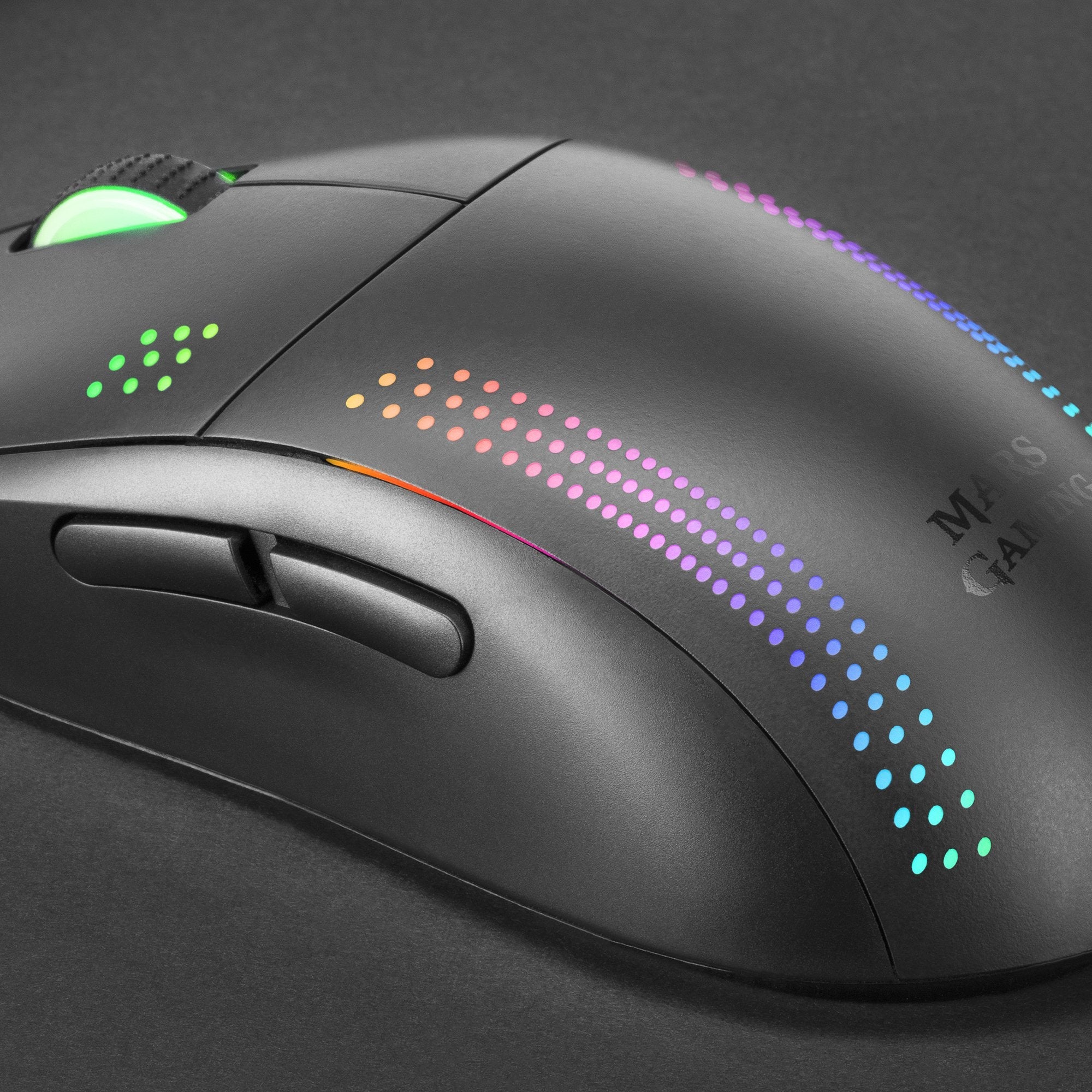 Raton Optico Mmpro Rgb Black Mars Gaming