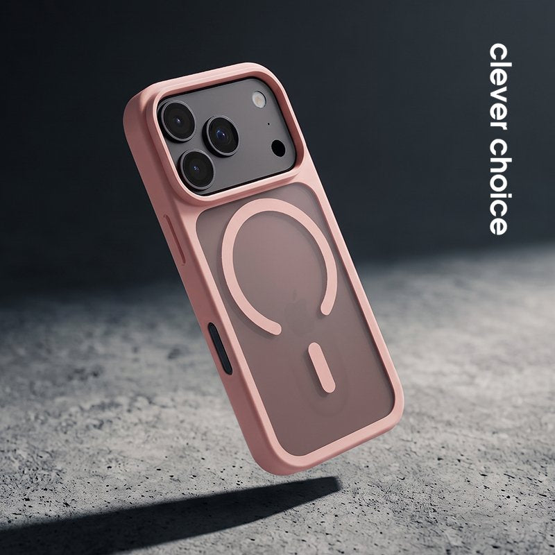 Etui Matte Magnetic Magsafe Iphone 18 Pro / Iphone 17 Pro Rosaowe