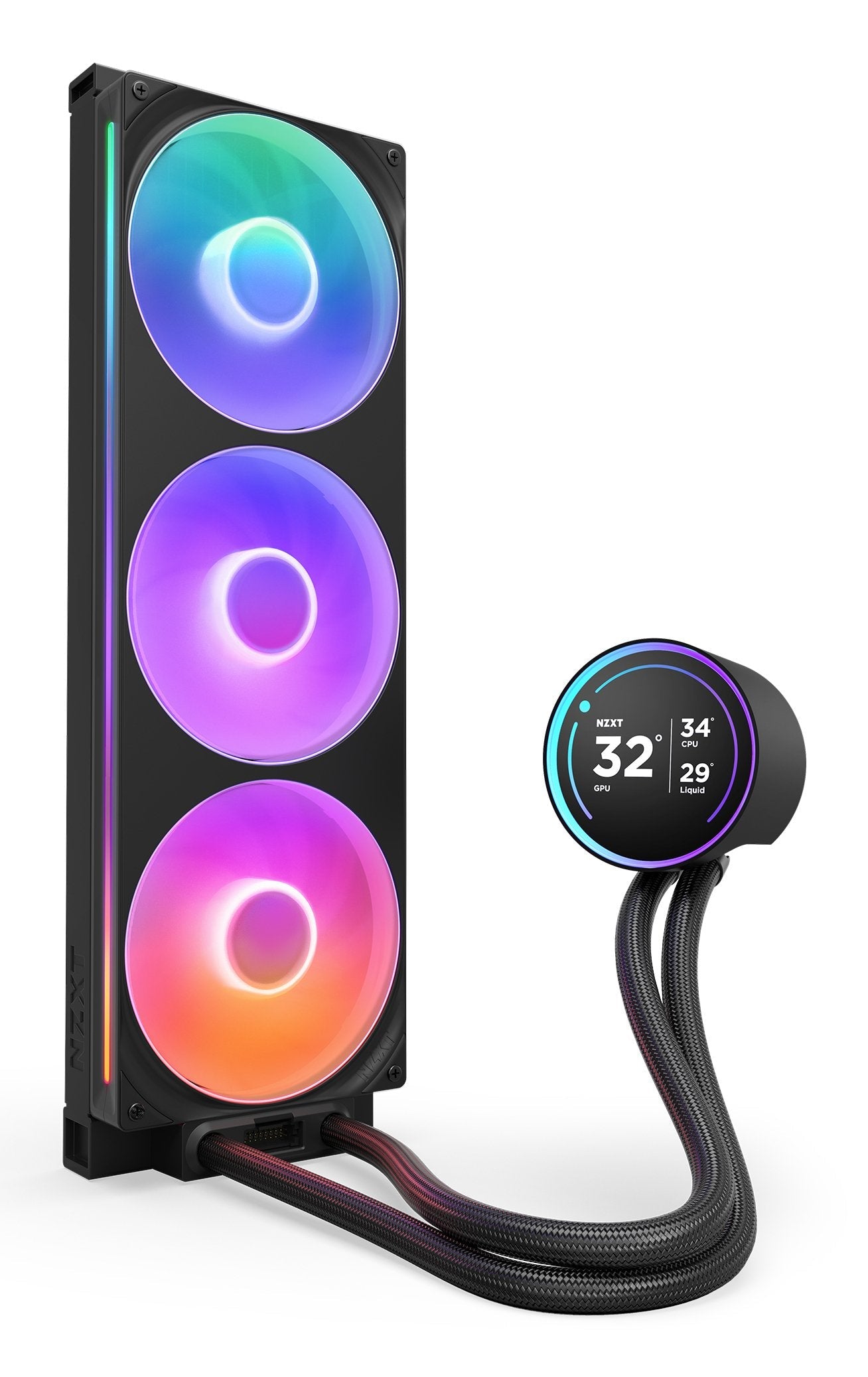 Refrigerador Liquido Cpu Nzxt Kraken Elite 420 Rgb V2 (Negro)