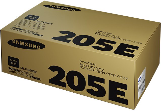 Toner Hp - Samsung Toner Laser Ml-3710 Negro 10.000 Páginas Su951a Samsung Mlt-D205e Extra High Yield Black Toner Cartridge