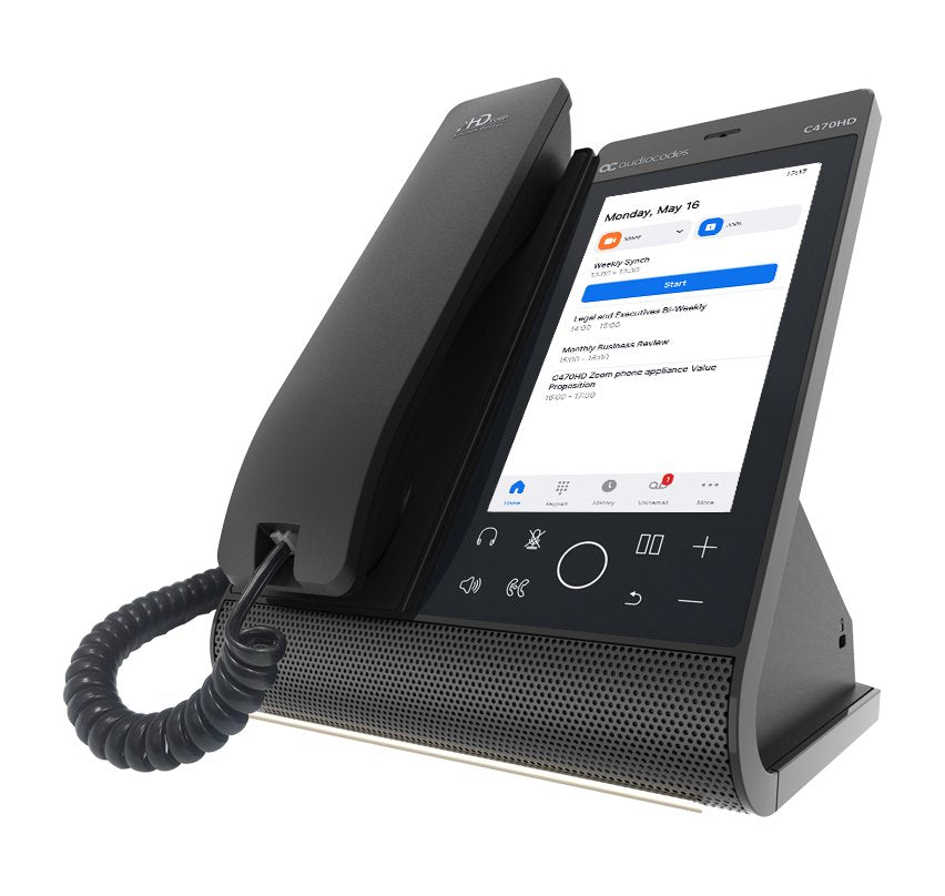 Audiocodes Teams C470hd Total Touch Ip-Phone Poe Gbe With Integrated Bt And Dual Band Wifi