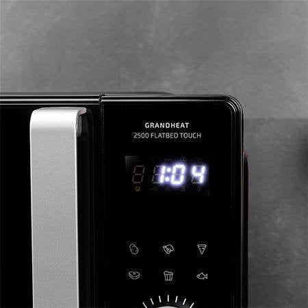 Microondas Cecotec Sin Plato Grandheat 2500 Flatbed Touch Tactil Black
